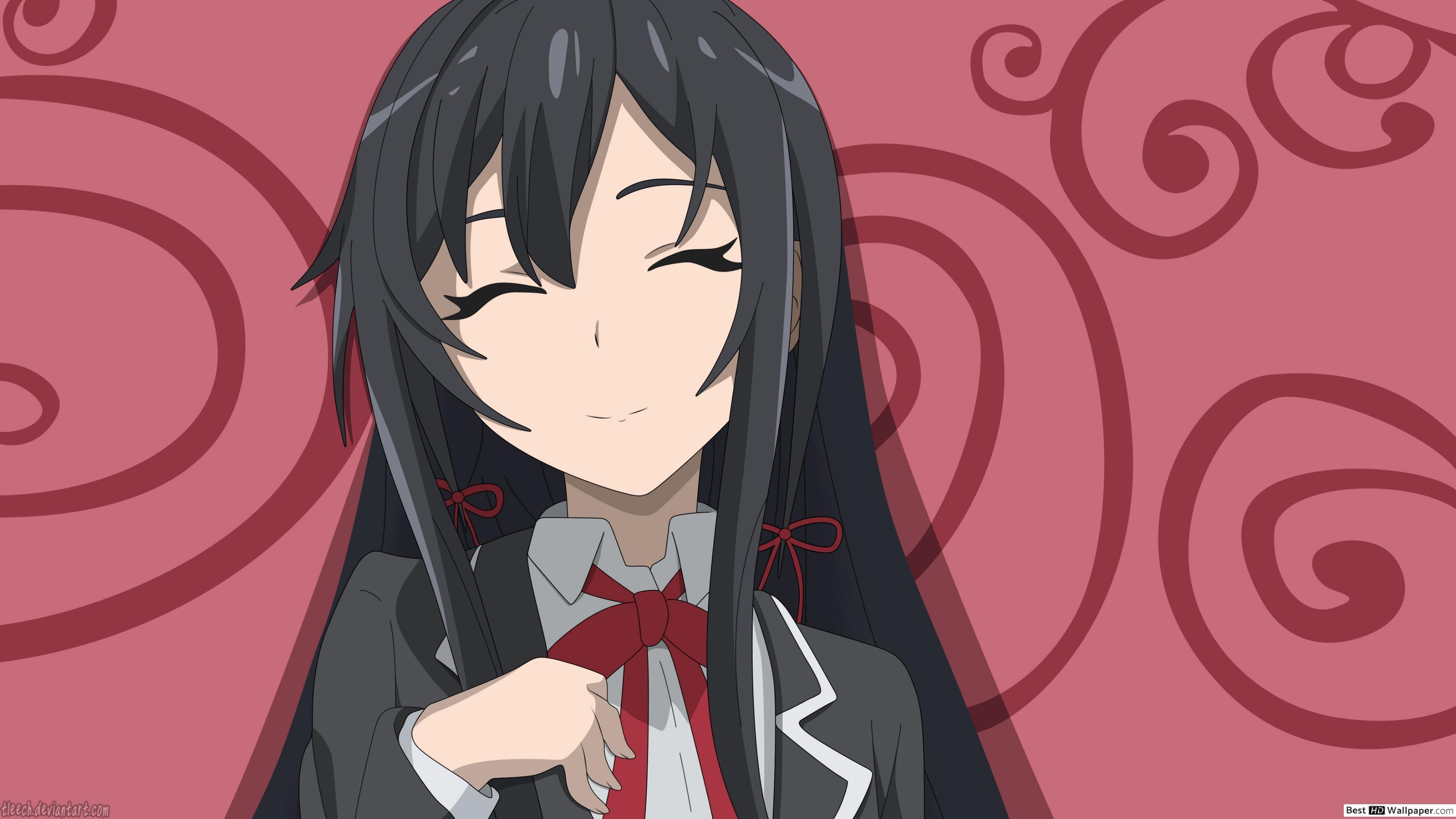 3554x1999 Yukino Yukinoshita HD wallpaper download