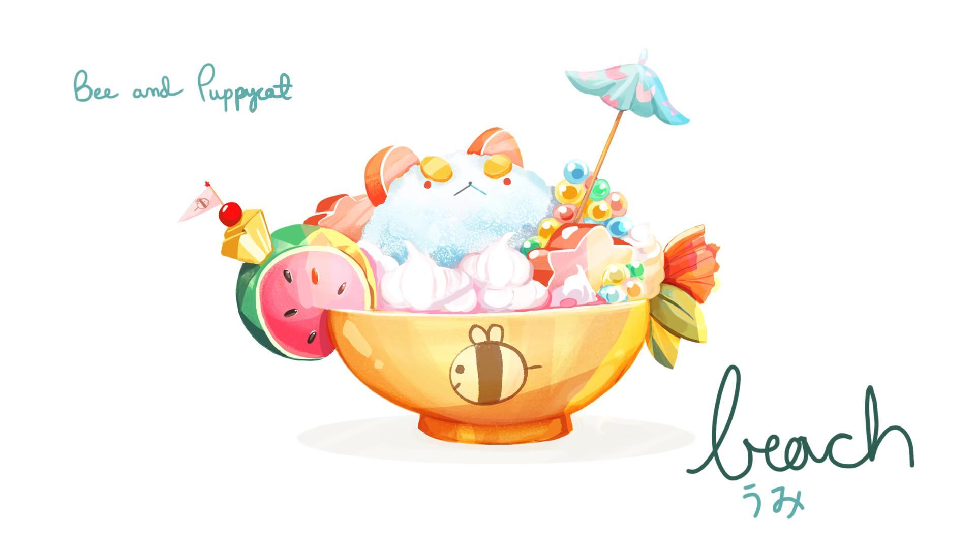 1920x1080 Bee and PuppyCat Beach (TV Episode 2014)