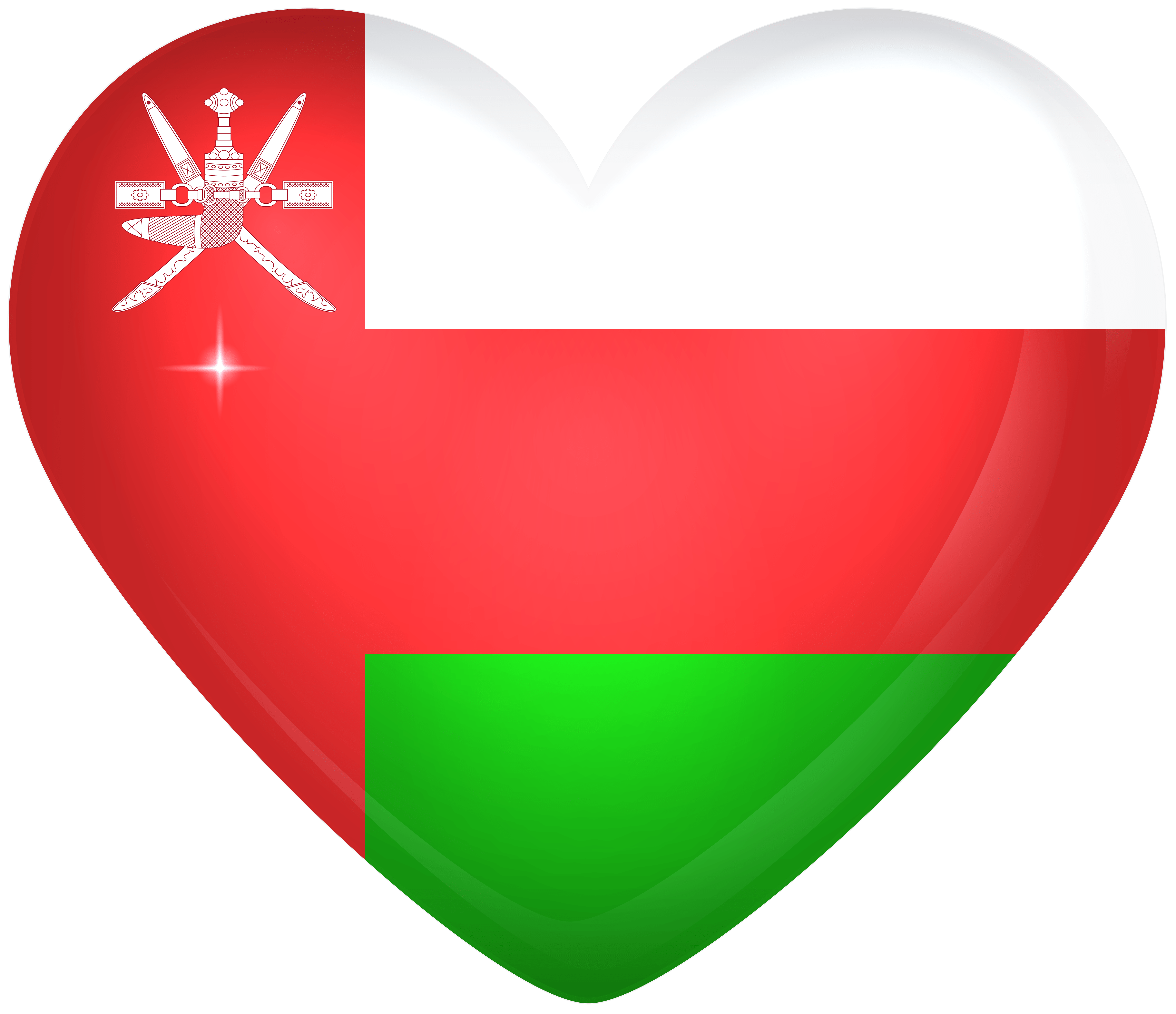6000x5174 Oman Large Heart Flag Quality