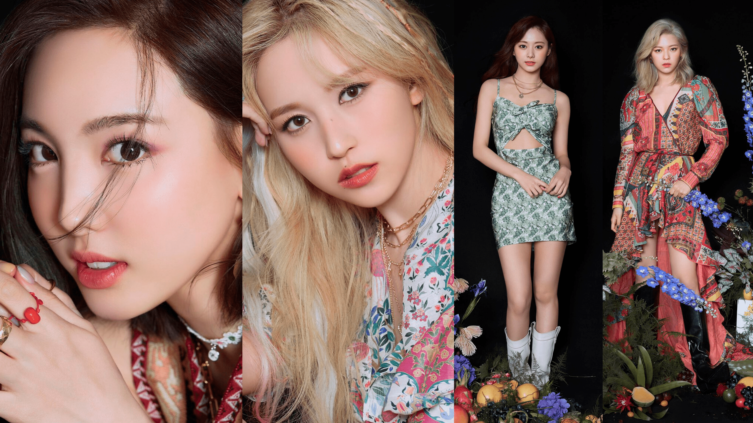 2560x1440 TWICE Enchants With Sweet Beauty In MORE & MORE Concept Photo