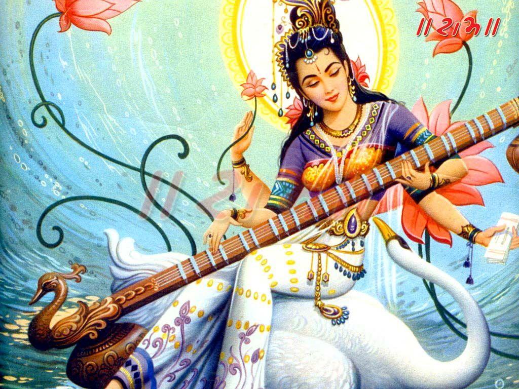 1024x768 Maa Saraswati Image. Goddess Image and Wallpaper Saraswati Wallpaper