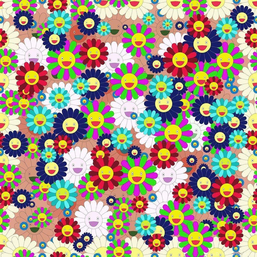 1024x1024 Takashi Murakami Louis Vuitton Wallpaper