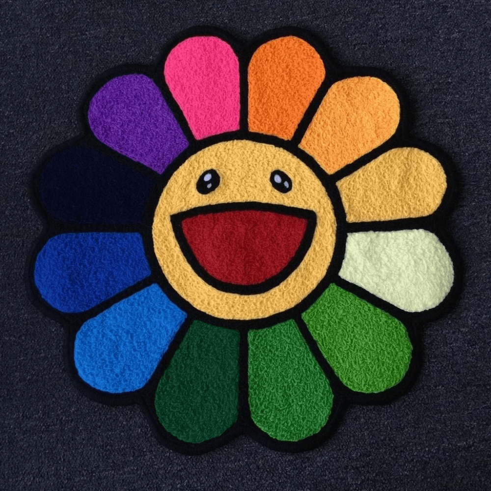 1000x1000 Murakami Flower Rug