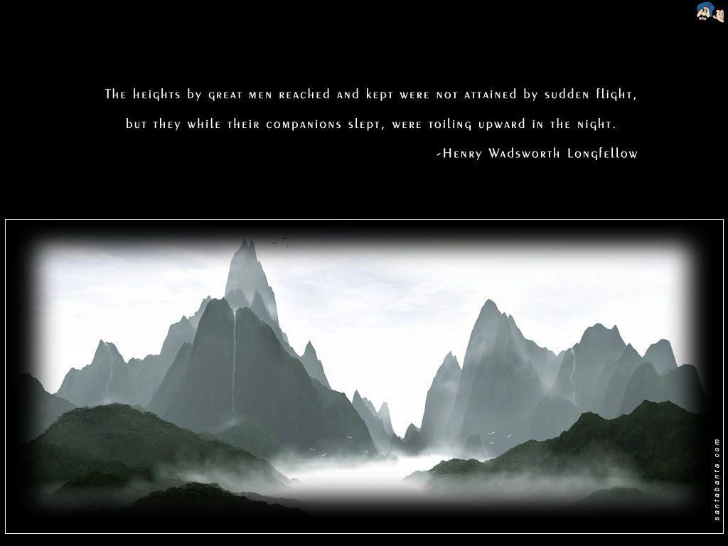 1024x768 Motivational wallpaper on Hard work and success :The heights