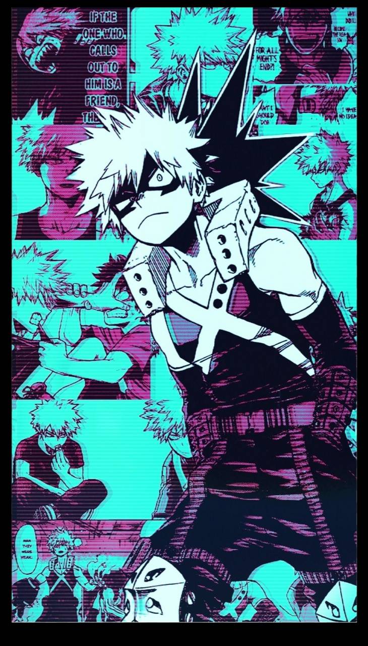 730x1280 Bakugou blue wallpaper