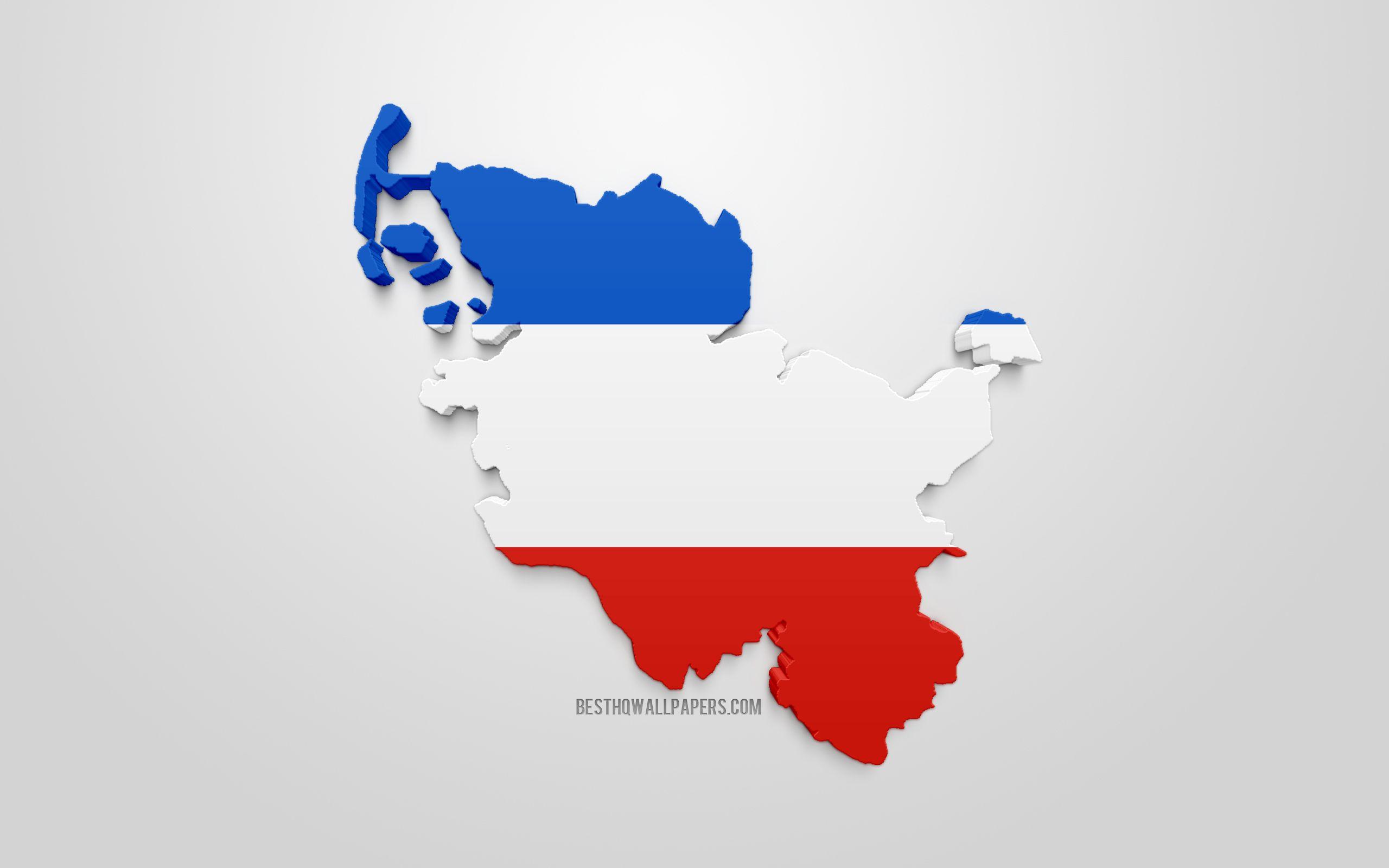 2560x1600 Download Wallpaper Schleswig Holstein Map Silhouette, 3D Flag Of Schleswig Holstein, Federal State Of Germany, 3D Art, Schleswig Holstein 3D Flag, Germany, Europe, Schleswig Holstein, Geography, States Of Germany For Desktop With Resolution 2560x1600