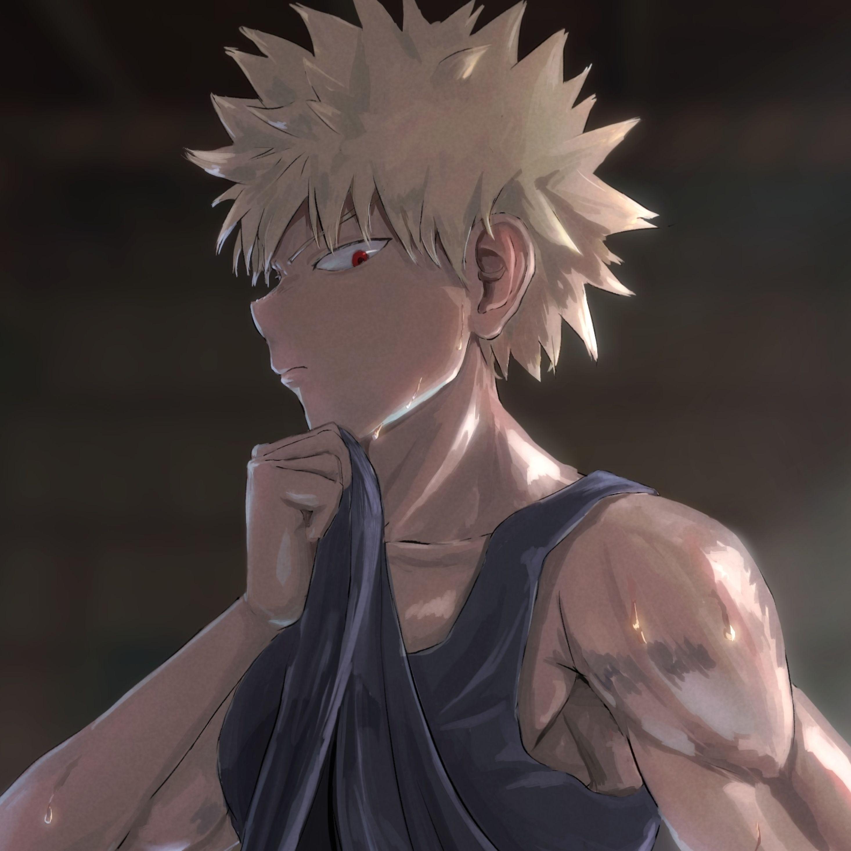 2932x2932 Katsuki Bakugou iPad Pro Retina Display Wallpaper, HD