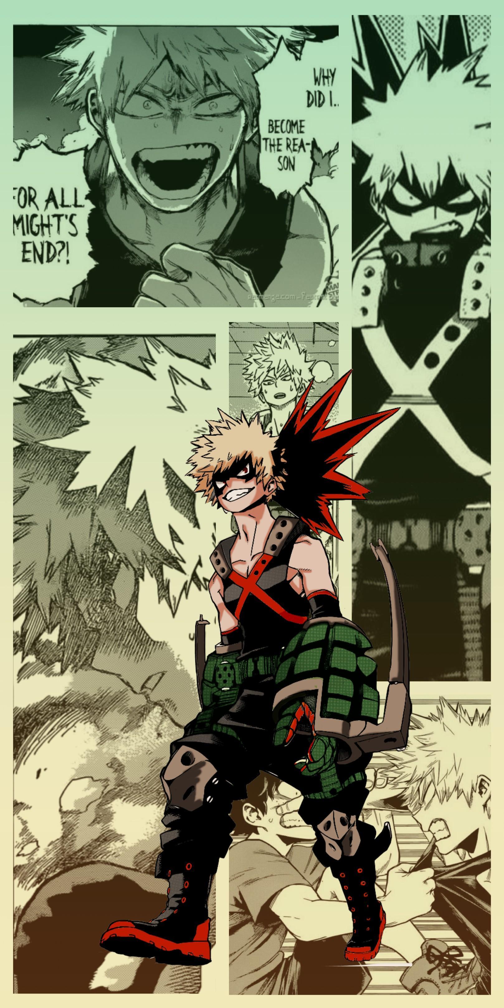1618x3238 Villain Bakugou Wallpaper
