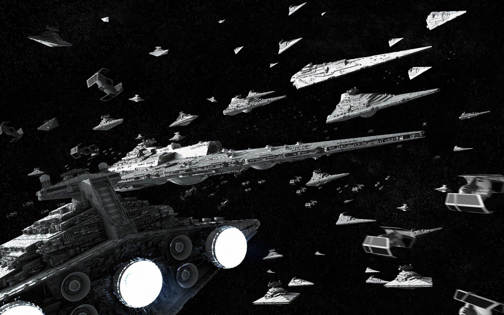 1920x1200 Star Wars, Star Destroyer, Super Star Destroyer, TIE Fighter