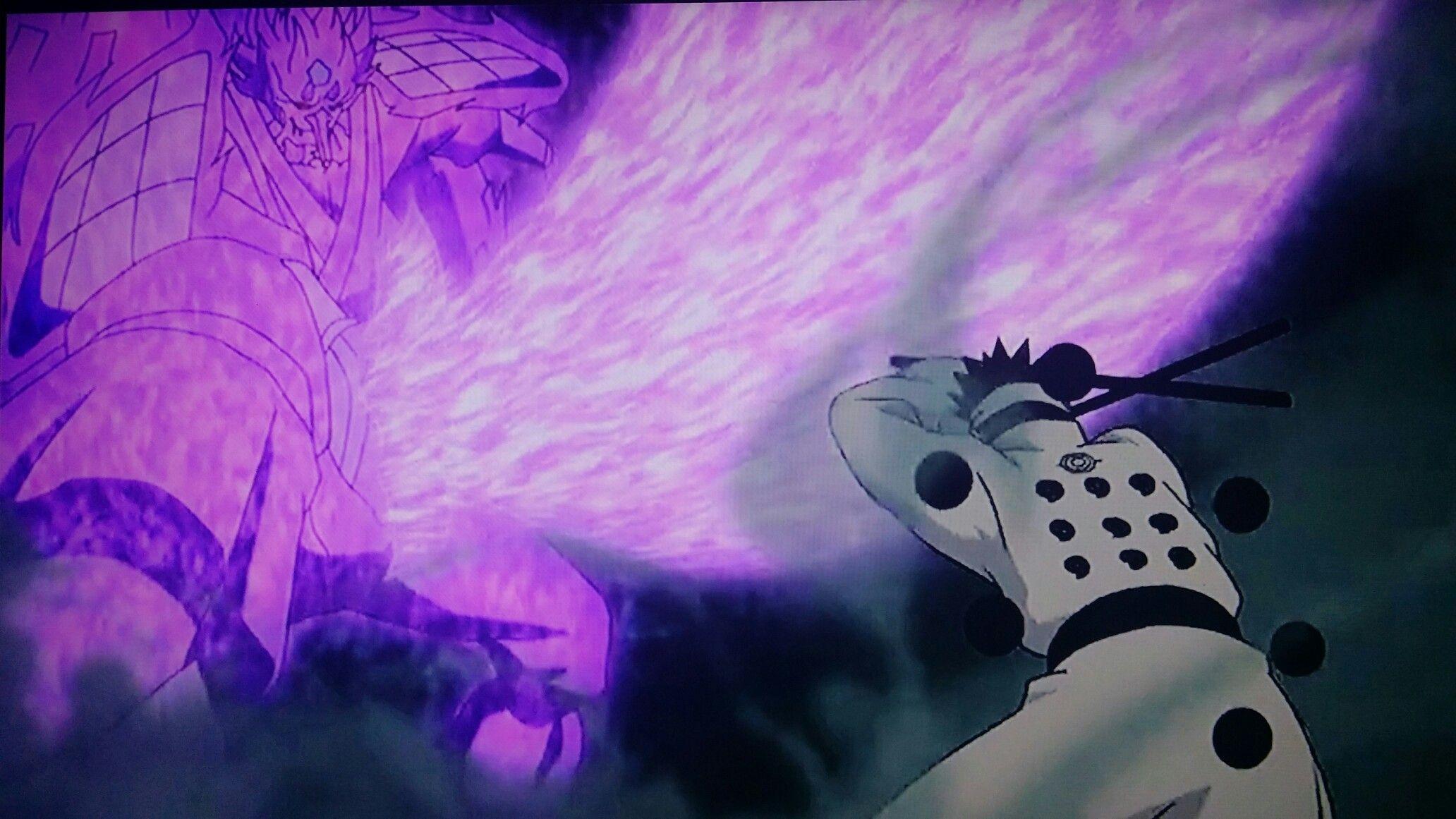 2064x1161 Naruto Nine Tails And Sasuke Susano Wallpaper