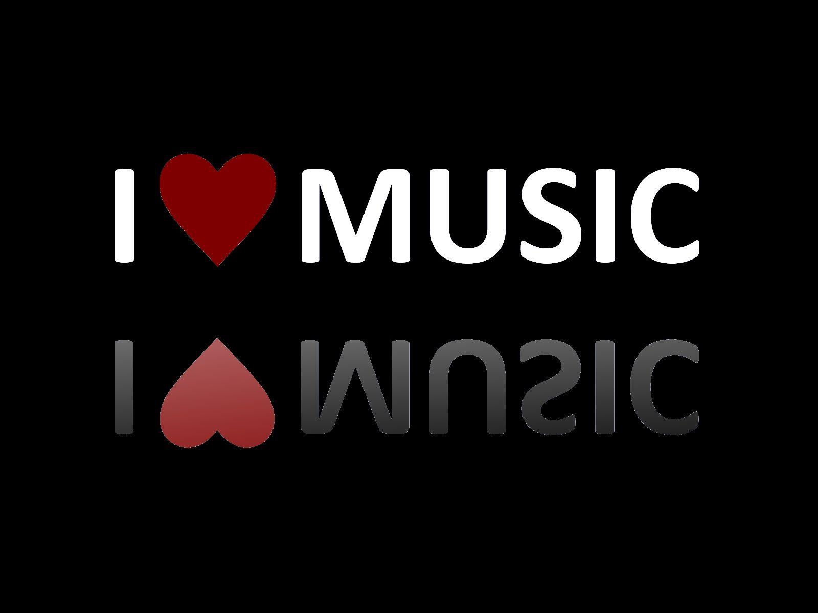 1600x1200 I Love Music Wallpaper
