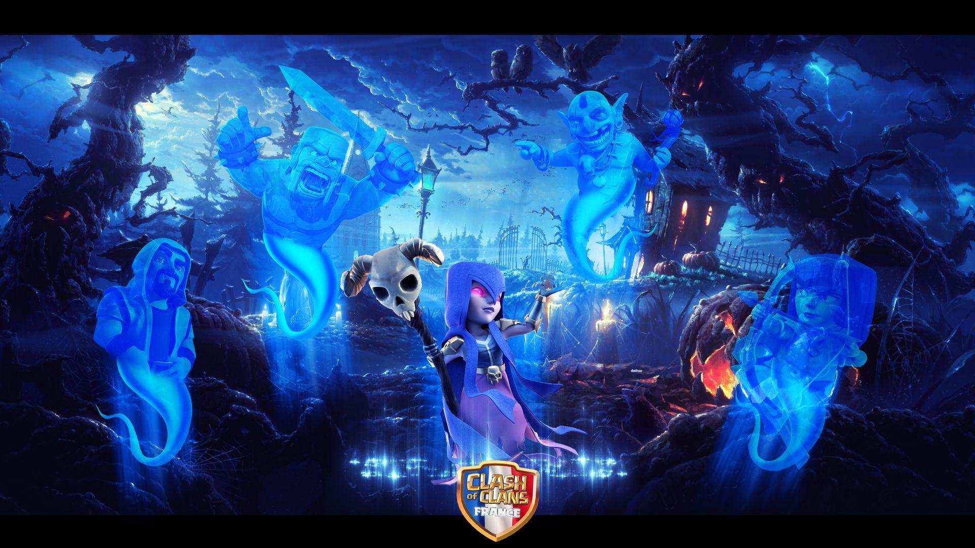 1920x1080 Clash of Clans Awesome Background. Clash Royale Skeleton Wallpaper, Wizard Clash Royale Wallpaper and Treasure Chest Clash Royale Wallpaper