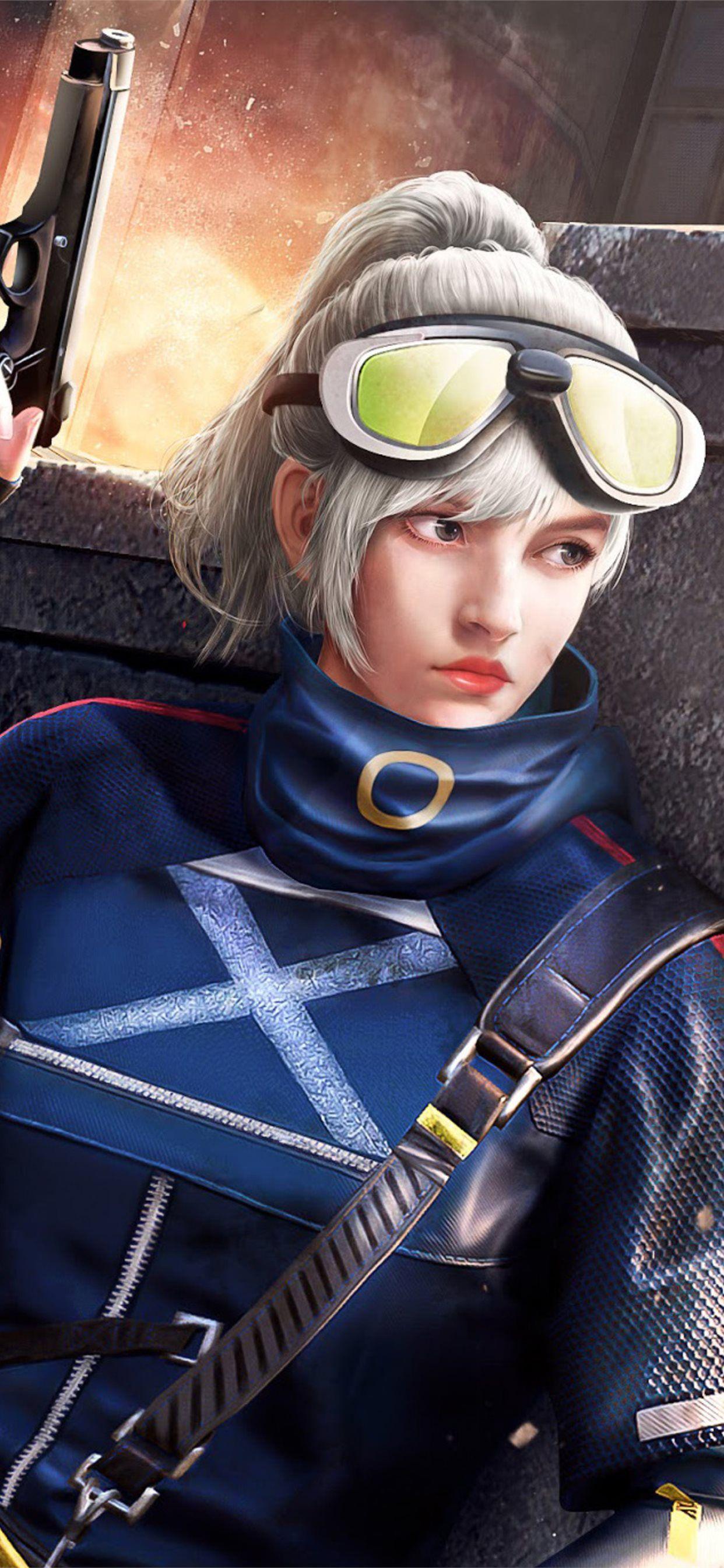1242x2688 pubg girl new iPhone X Wallpaper Free