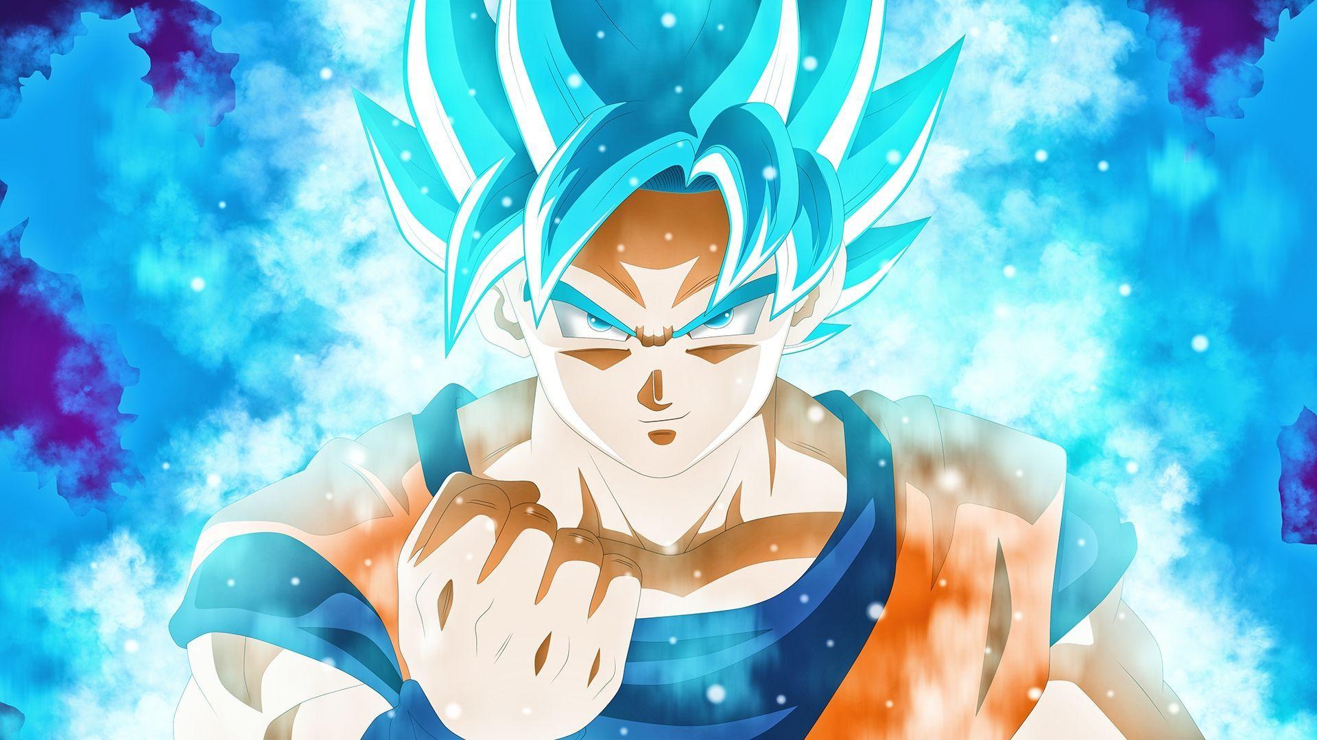 Blue Super Saiyan Goku Wallpapers - Top Free Blue Super Saiyan Goku  Backgrounds - WallpaperAccess