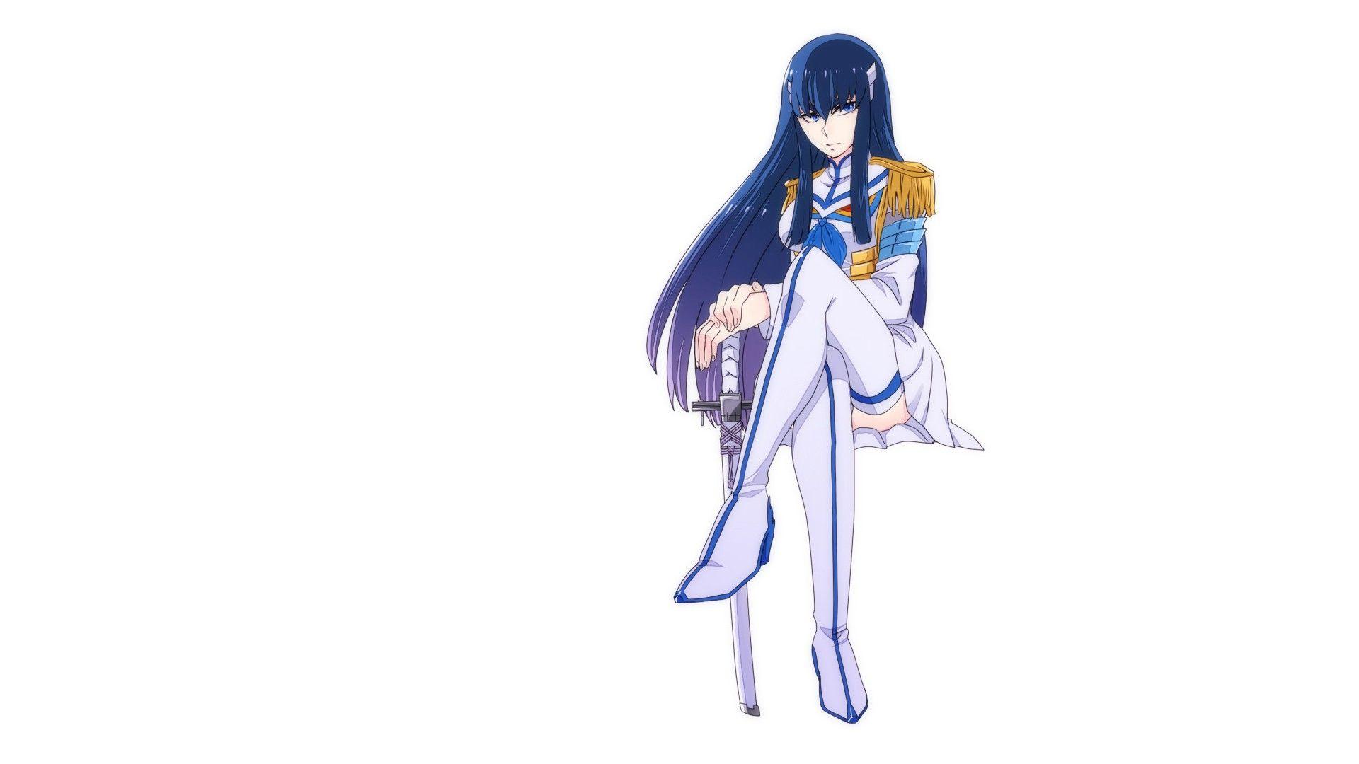 1920x1080 #Kill la Kill, #simple background, #anime, #anime girls