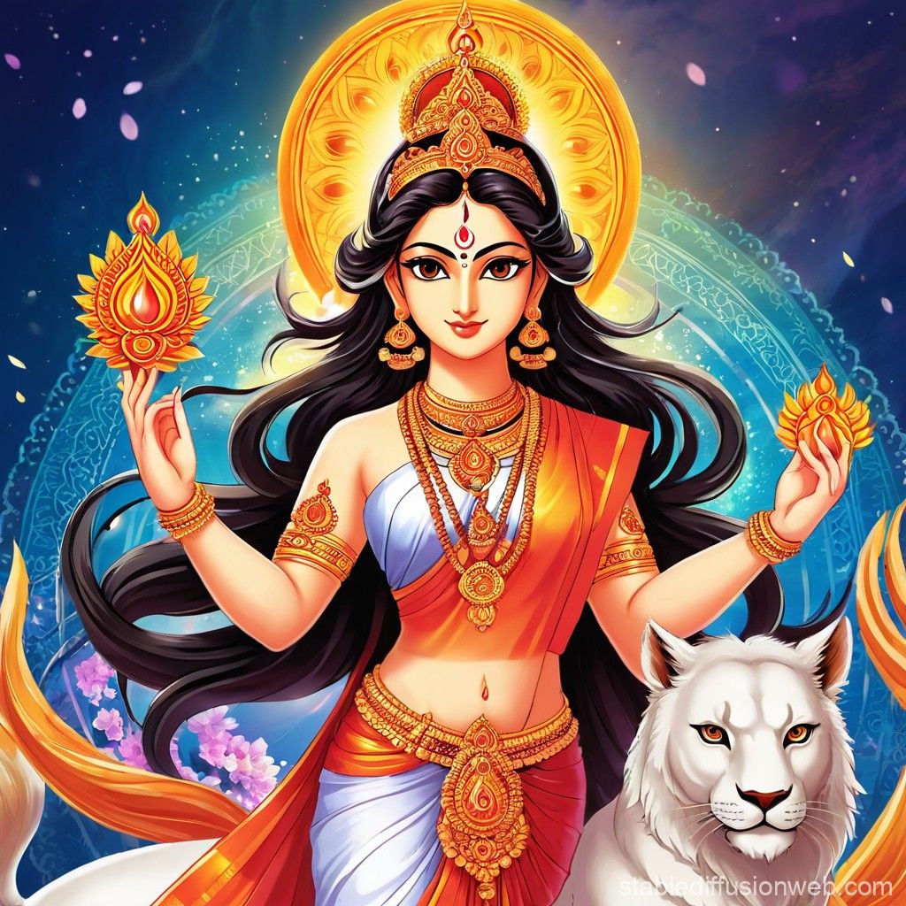 1024x1024 goddess durga with lord shiva loving Prompts. Stable Diffusion Online