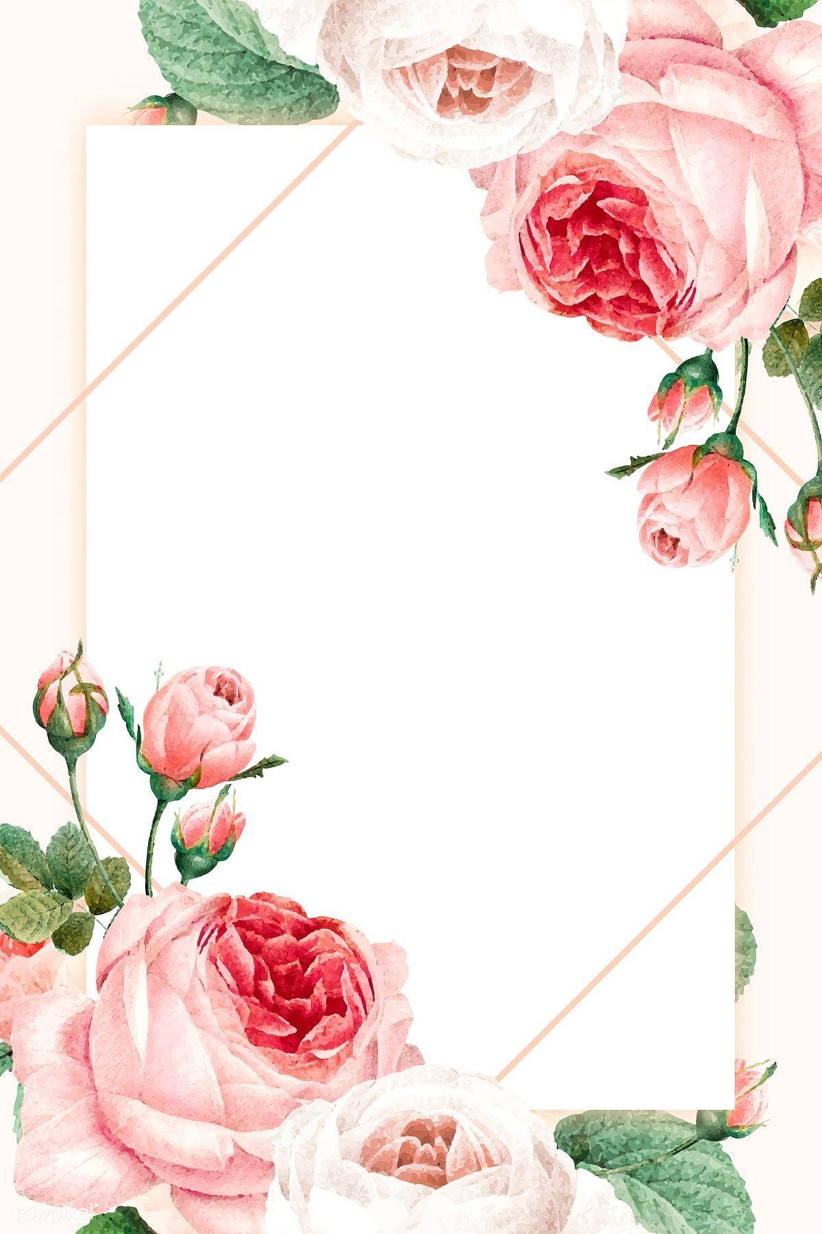 Floral Frame Wallpapers - Top Free Floral Frame Backgrounds