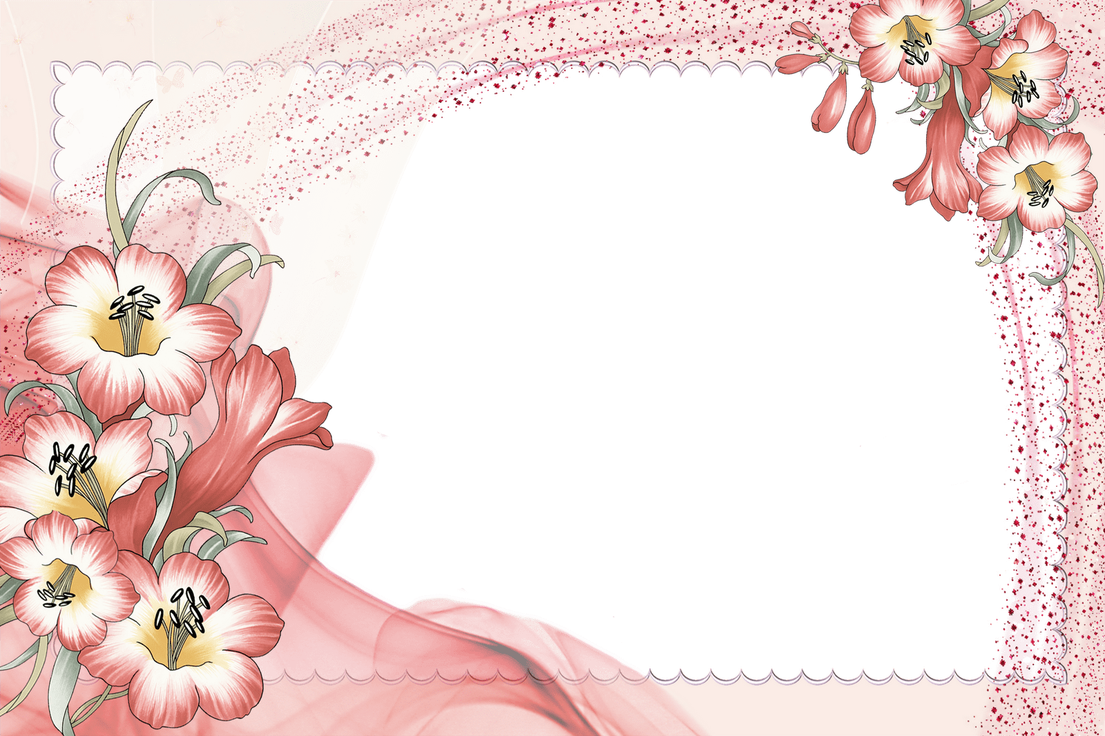 1600x1066 Photoshop Flower Borders and Frames high resolution widescreen (1600 x 1066 )
