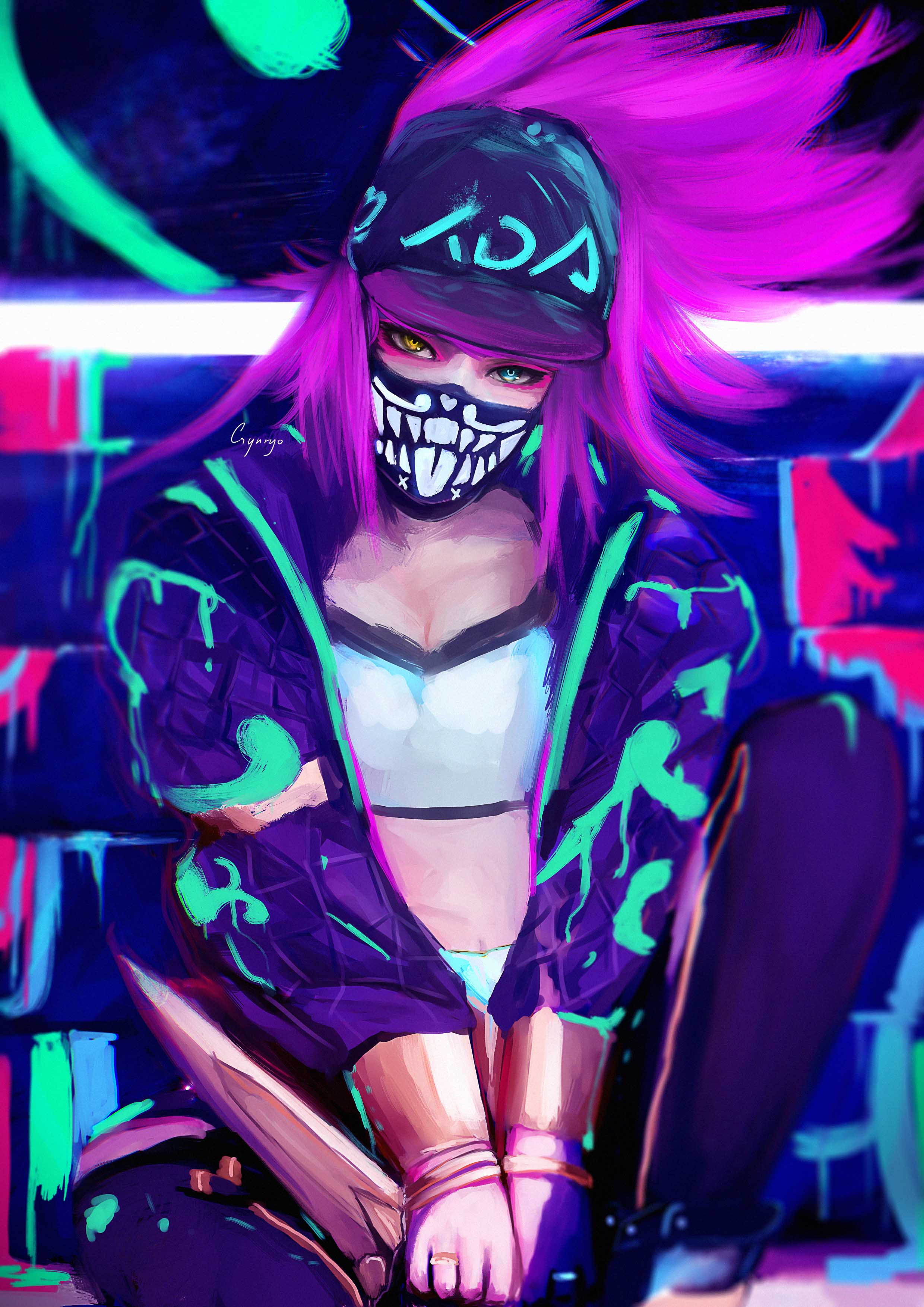 2480x3508 Amazing Akali Kda Skin Fan Art by Gynryo Wallpaper and Free