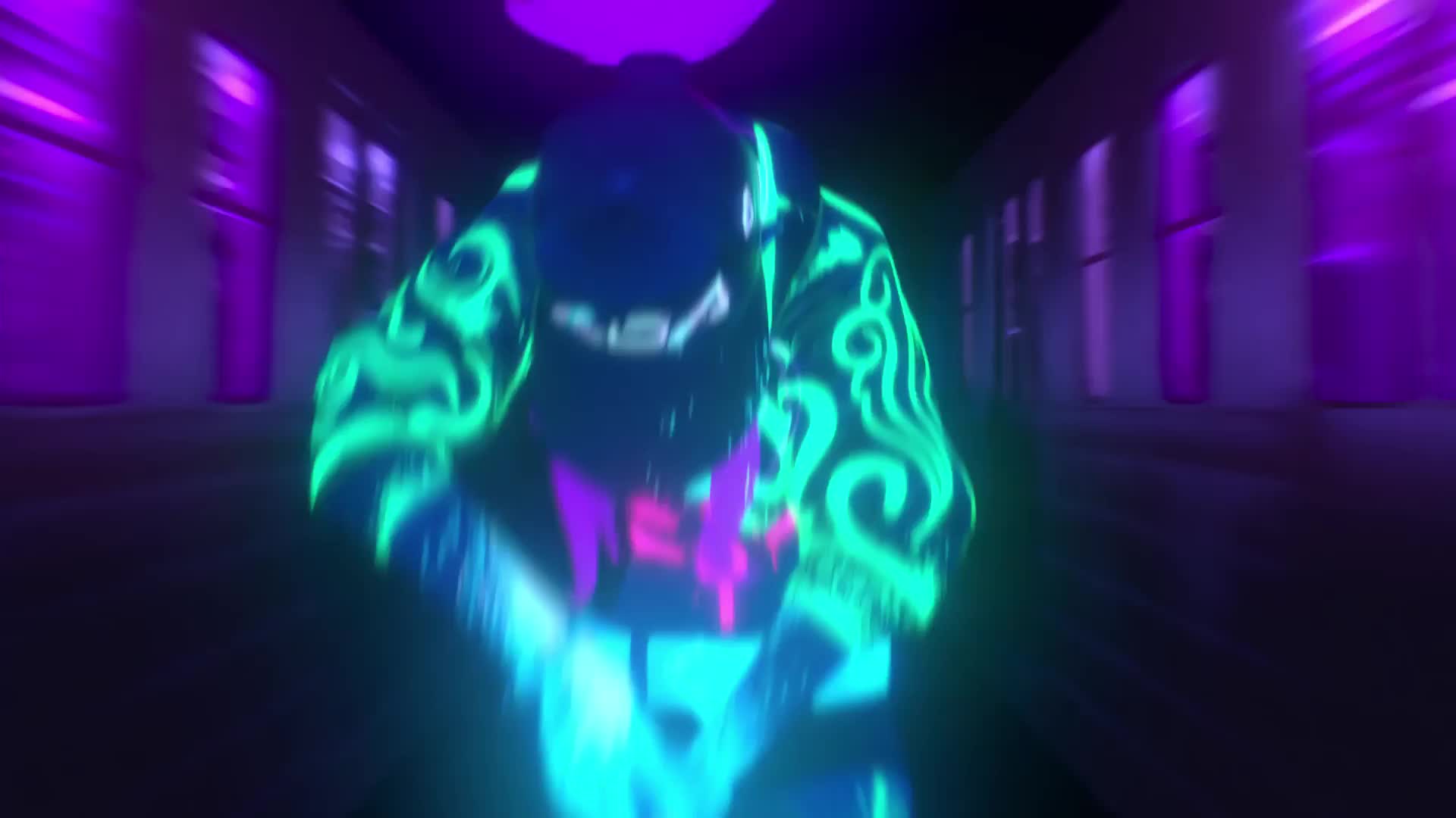 1920x1080 Akali Neon Live Wallpaper