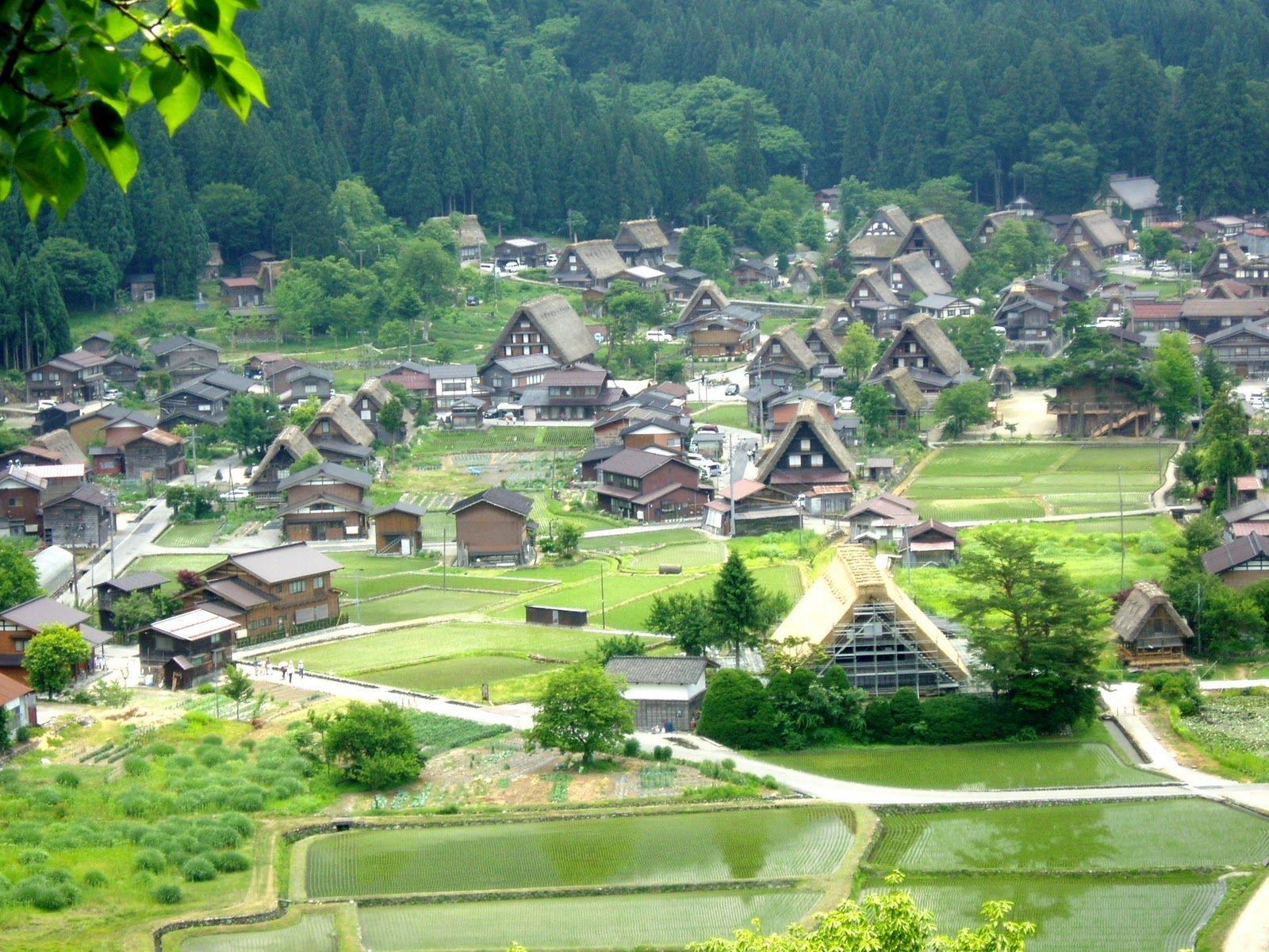1600x1200 anime image: Anime Japanese Village