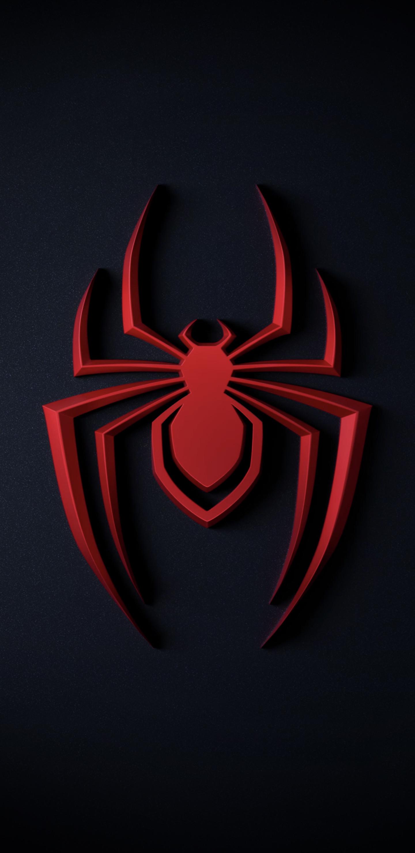 1440x2960 Spider Man: Miles Morales Logo Wallpaper. Cat With Monocle
