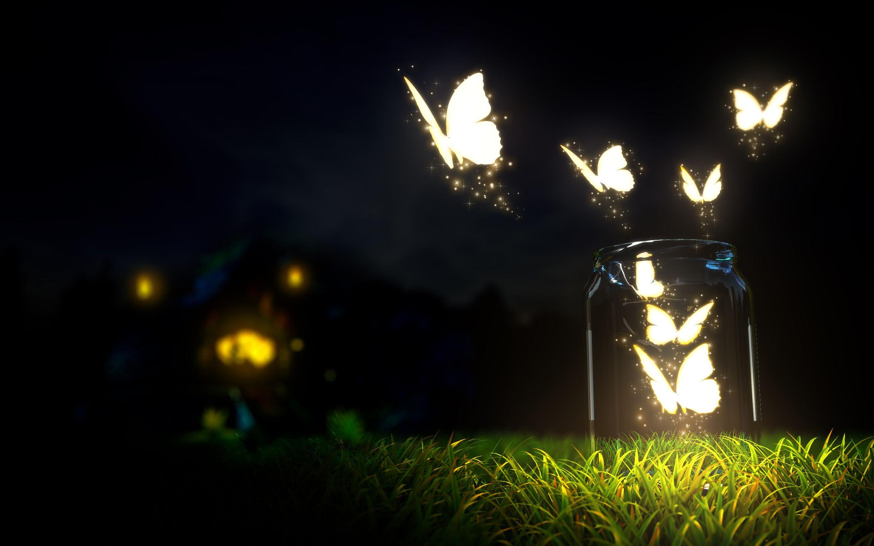 2880x1800 Butterflies. Butterfly lighting, Butterfly wallpaper, Good night