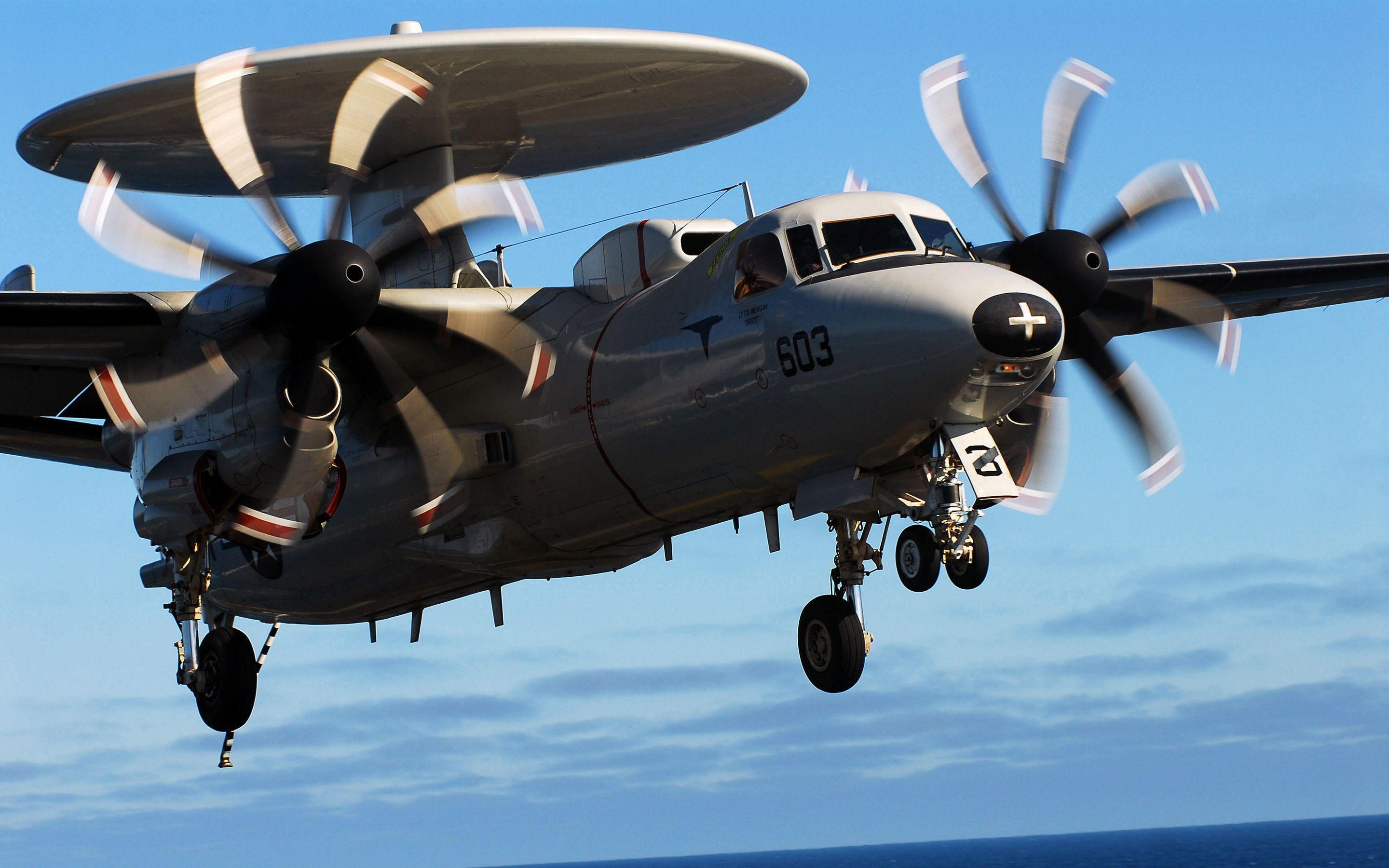 2880x1800 Northrop Grumman E Hawkeye Amercian Military Aircraft HD wallpaper