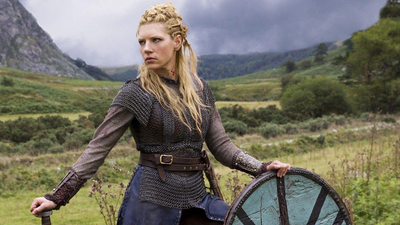 1280x720 Wallpaper Lagertha, Katheryn Winnick, Vikings, HD, TV Series