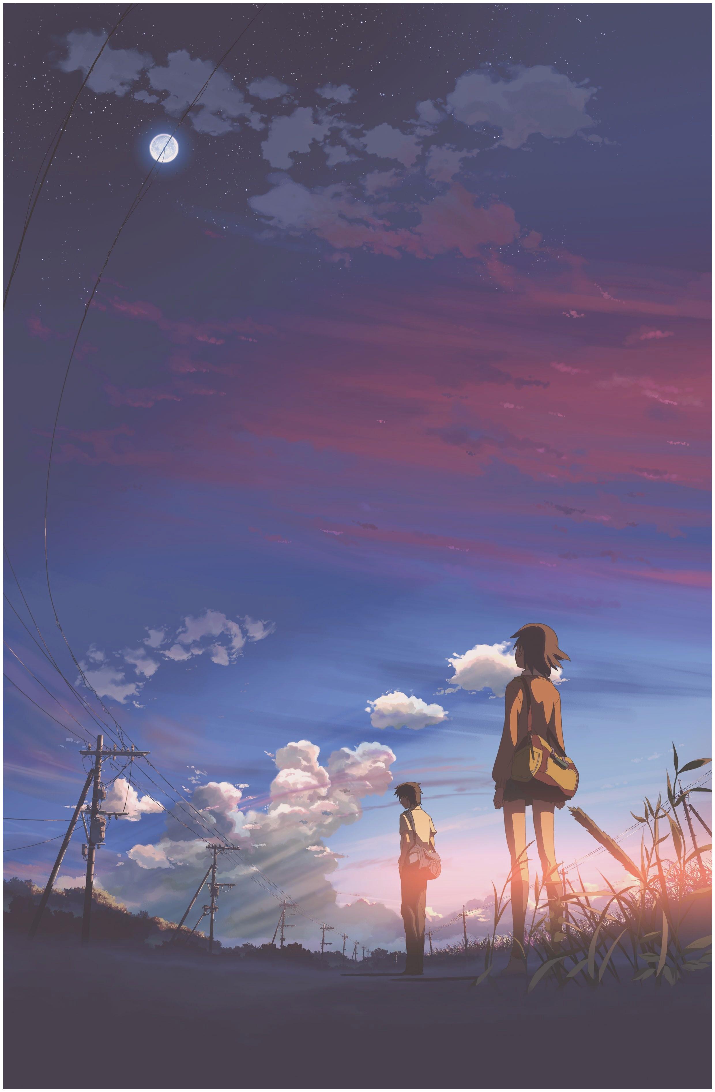 2480x3787 Anime Scenery Android Wallpaper .