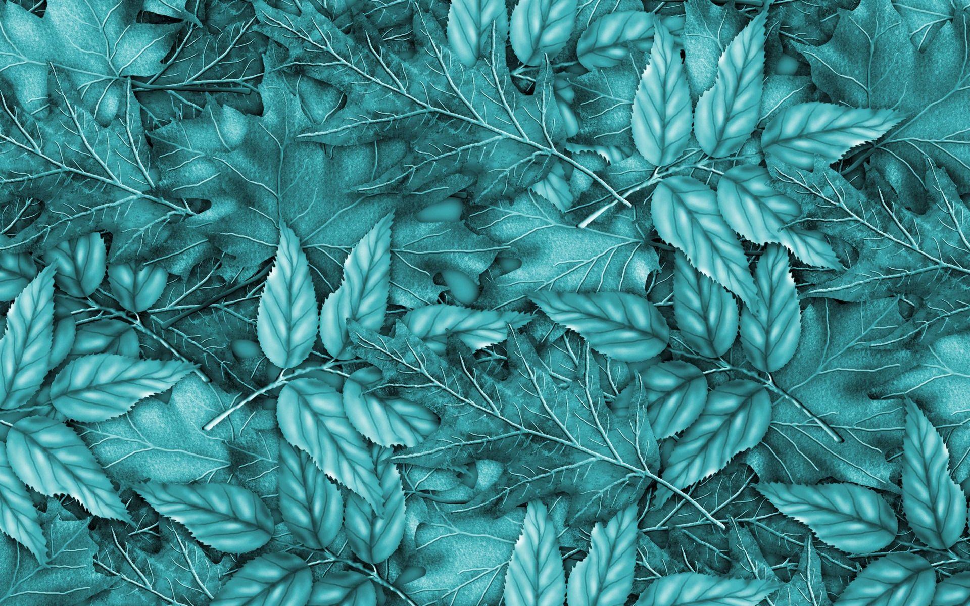 Blue Leaf Wallpapers - Top Free Blue Leaf Backgrounds - WallpaperAccess