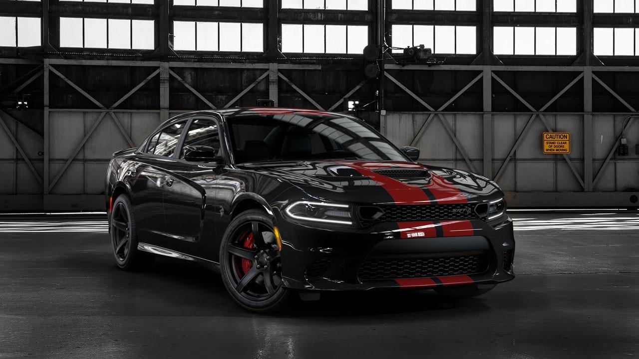 1280x720 Dodge Charger SRT Hellcat Front Three Quarter Wallpaper 13