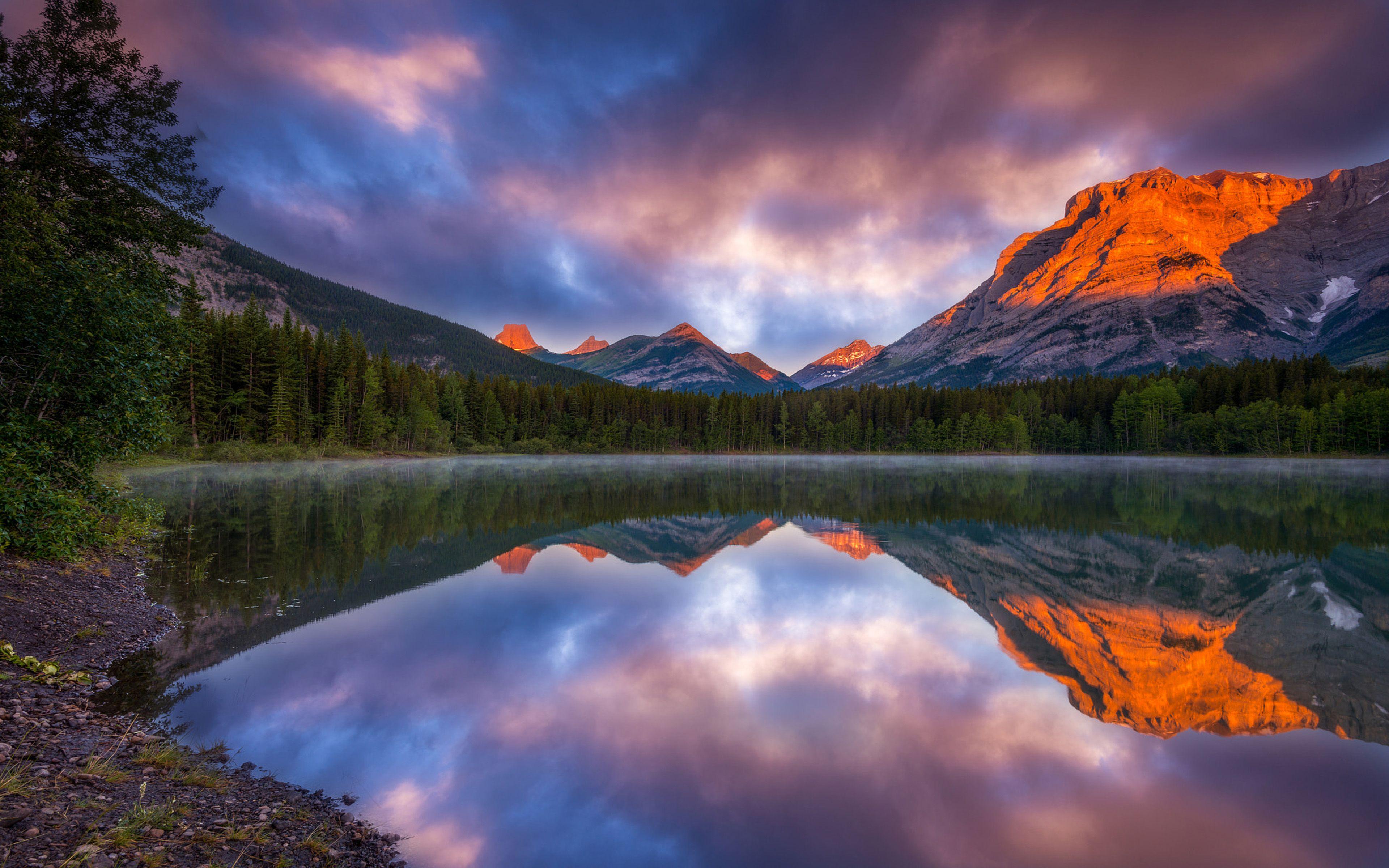 3840x2400 Mount Kidd In Kananaskis Turner Valley Country Alberta Canada