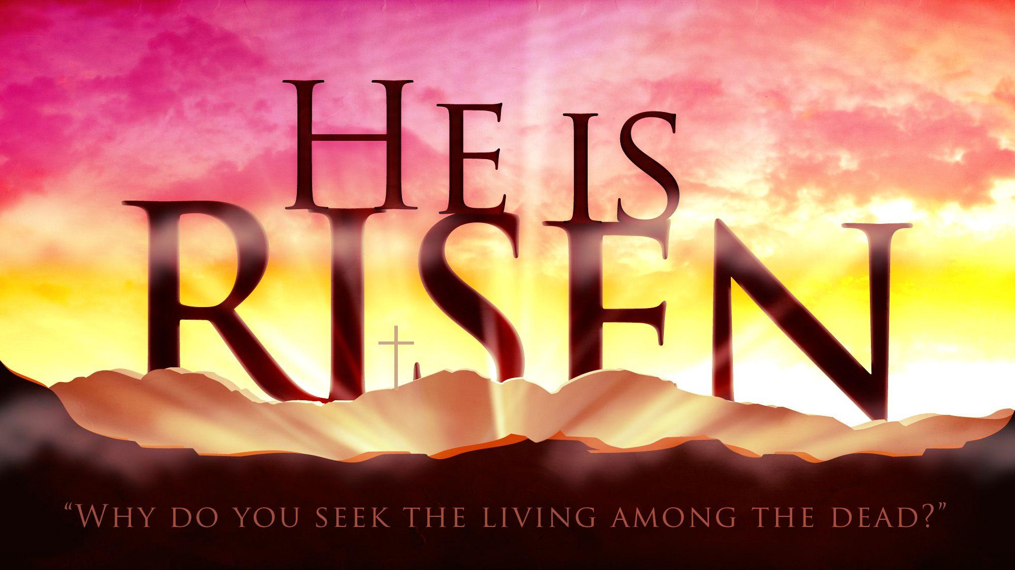 Jesus Is Risen Wallpaper