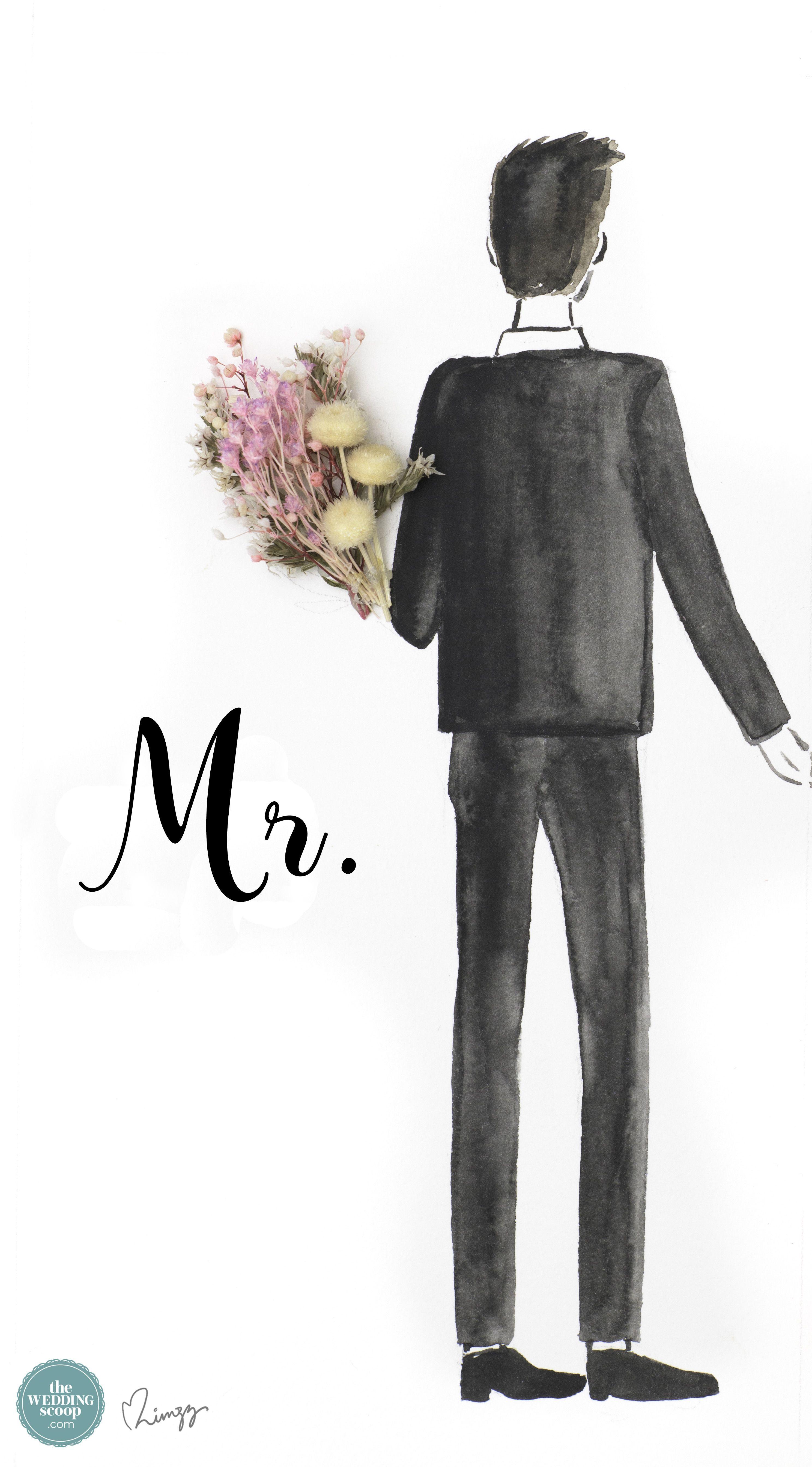 2976x5375 Printable: Mr & Mrs Smartphone Wallpaper from Love, Limzy. Cute
