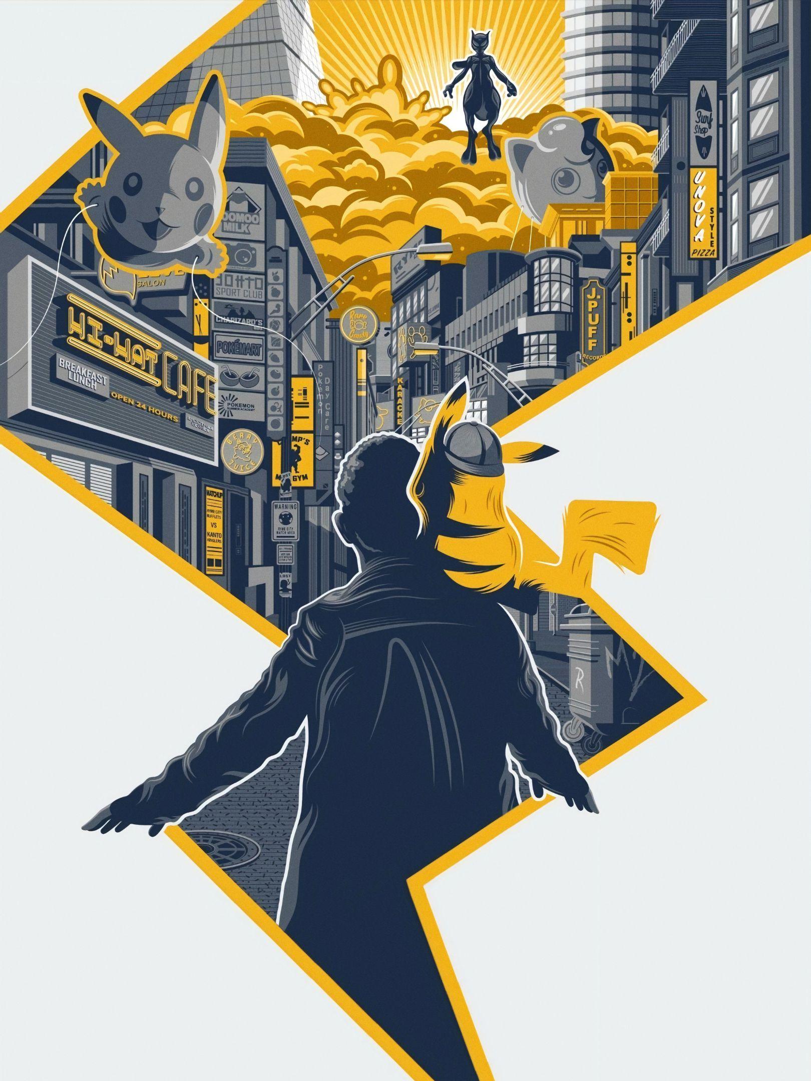 1620x2160 New Pokemon Detective Pikachu Movie Poster 1620x2160