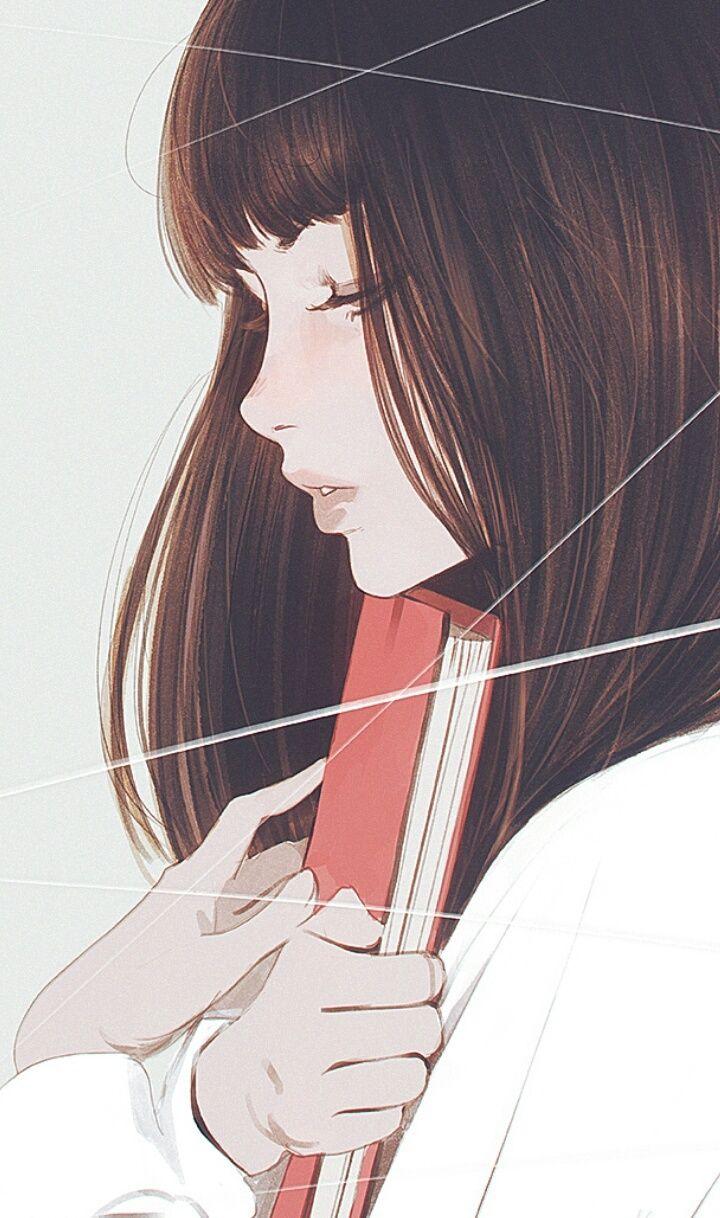 720x1218 anime, art, art girl, background, beautiful, beautiful girl
