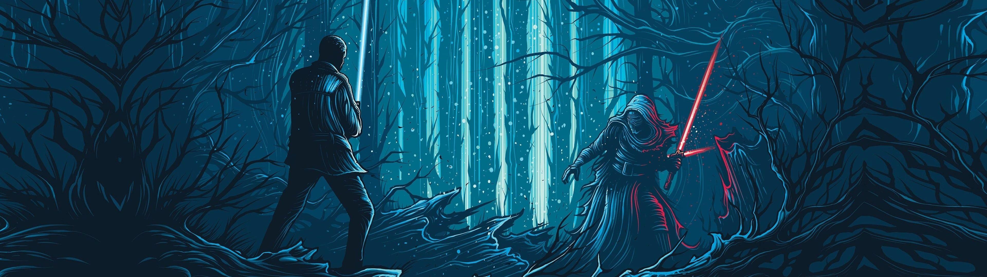 3840x1080 Star Wars Dual Monitor Wallpaper Multiple display