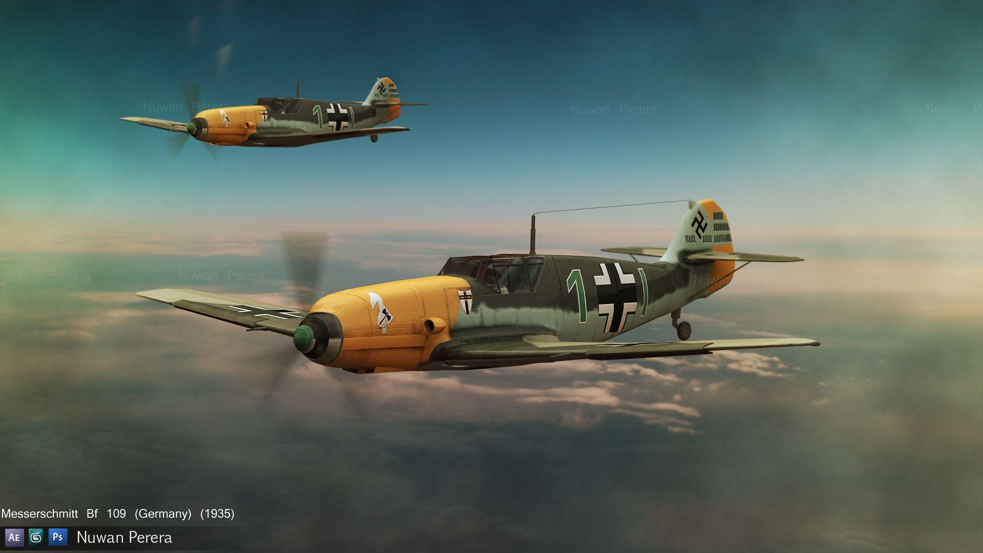 1920x1080 Messerschmitt Bf 109 wallpaper, Military, HQ Messerschmitt Bf 109 pictureK Wallpaper 2019