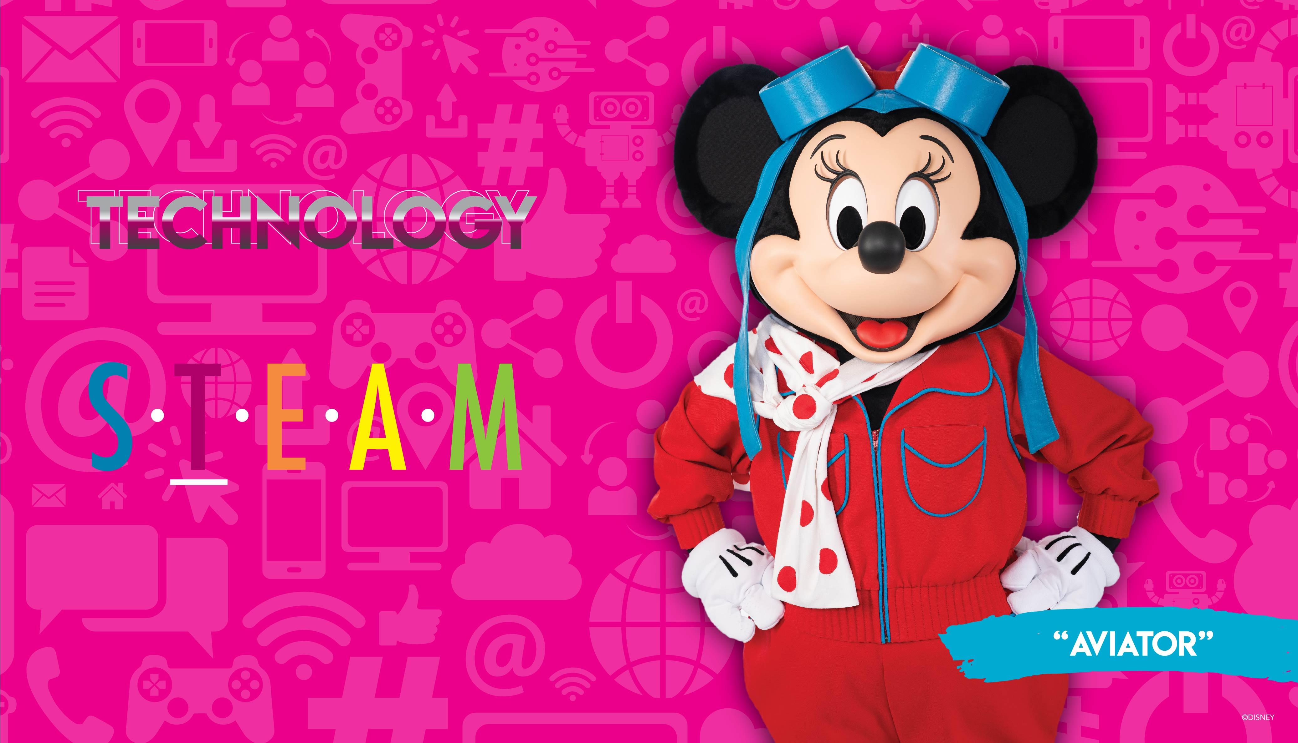 4147x2376 Celebrate S.T.E.A.M. with Digital Wallpaper Starring Mickey Mouse