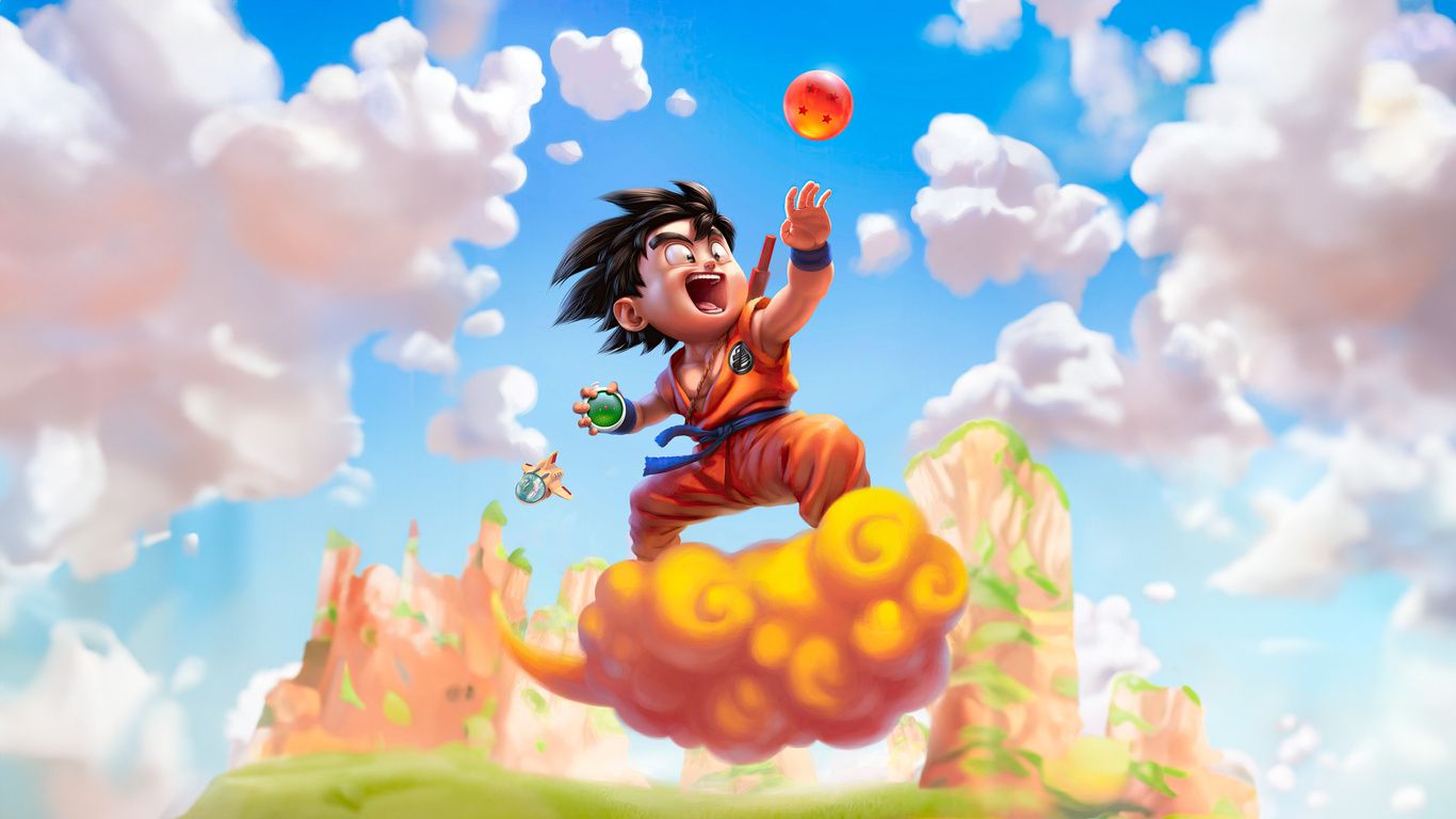 1366x768 Little Goku Laptop HD , HD 4k Wallpaper, Image, Background, Photos and Picture