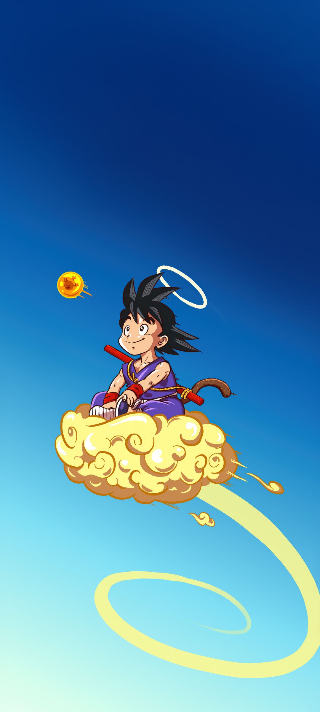 1080x2400 Little Goku Fly Away Google Pixel 7 , HD 4k Wallpaper, Image, Background, Photos and Picture