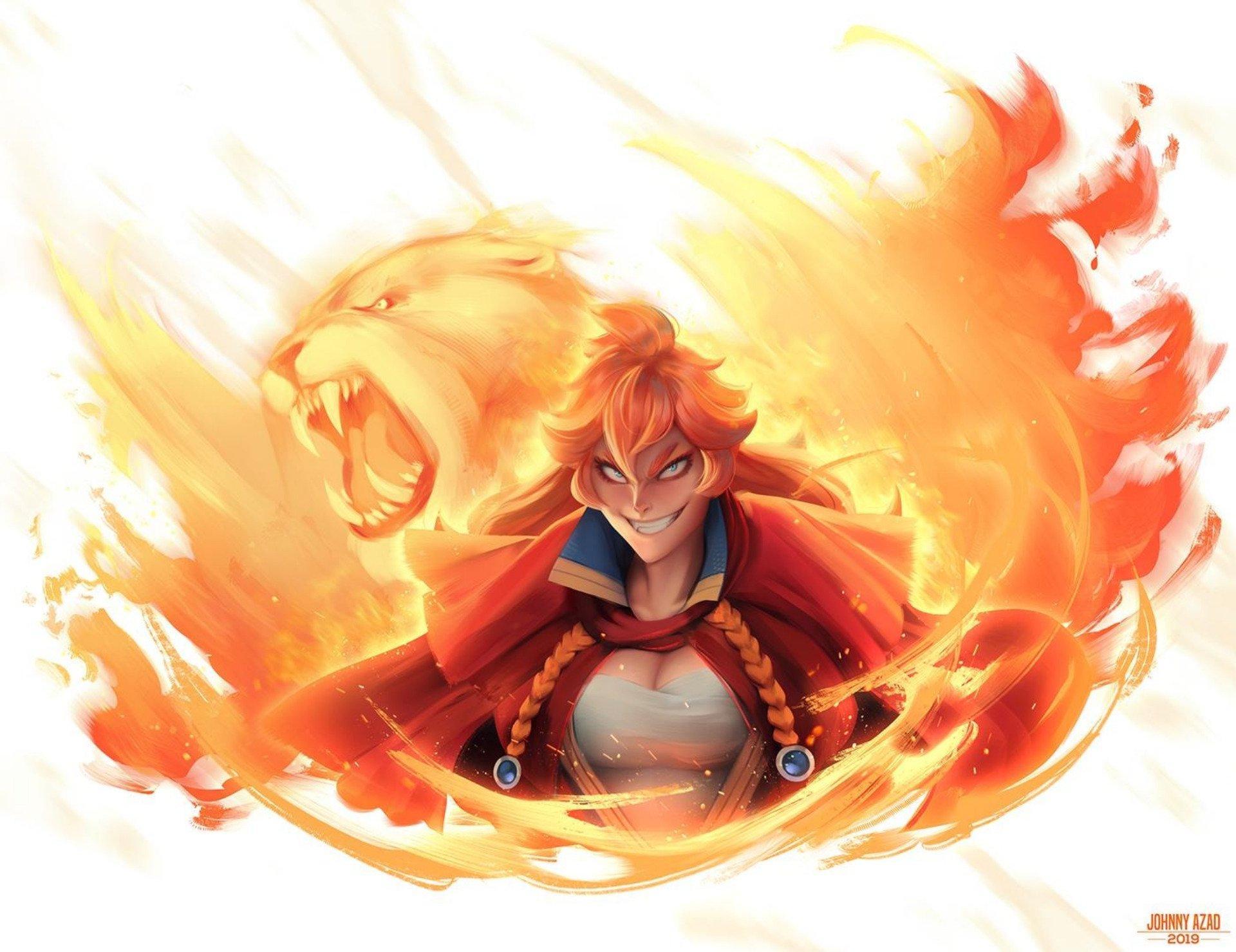 HD wallpaper Anime Black Clover Blonde Book Boy Dragon Fire  Fuegoleon Vermillion  Wallpaper Flare