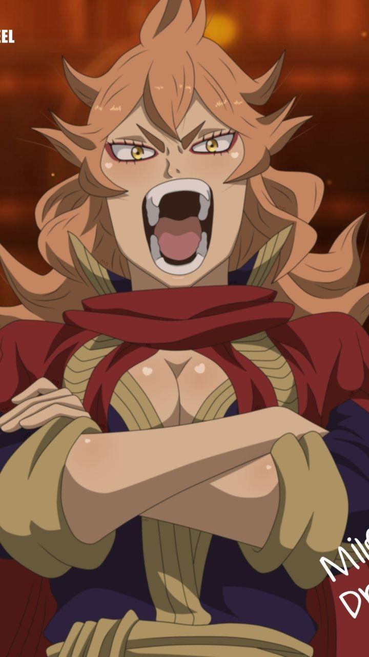 720x1280 Mereoleona Vermillion Clover. Black clover manga, Black