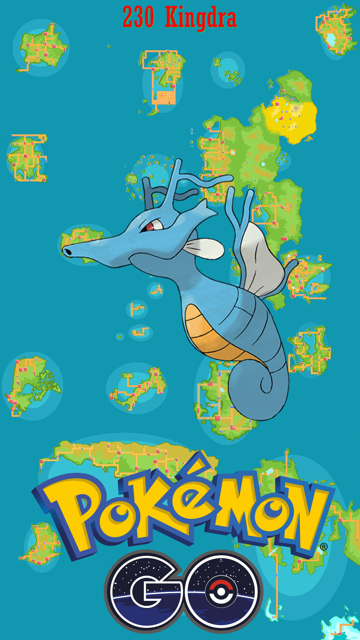 1242x2208 Kingdra HD Wallpaper