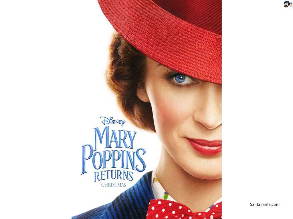 1024x768 Free download Mary Poppins Returns Movie Wallpaper 1 1024x768