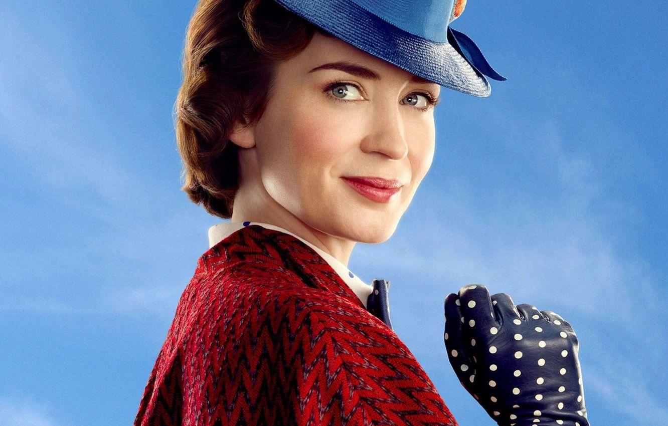 1332x850 Wallpaper Emily Blunt, Emily Blunt, Returns, Mary Poppins Returns