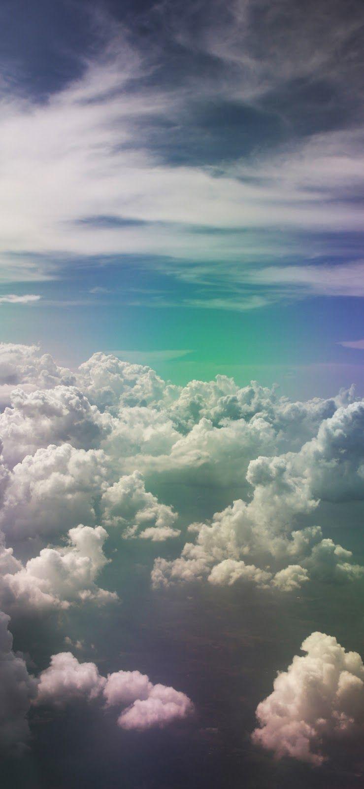 739x1600 Bầu trời nhiều mây (iPhone X)