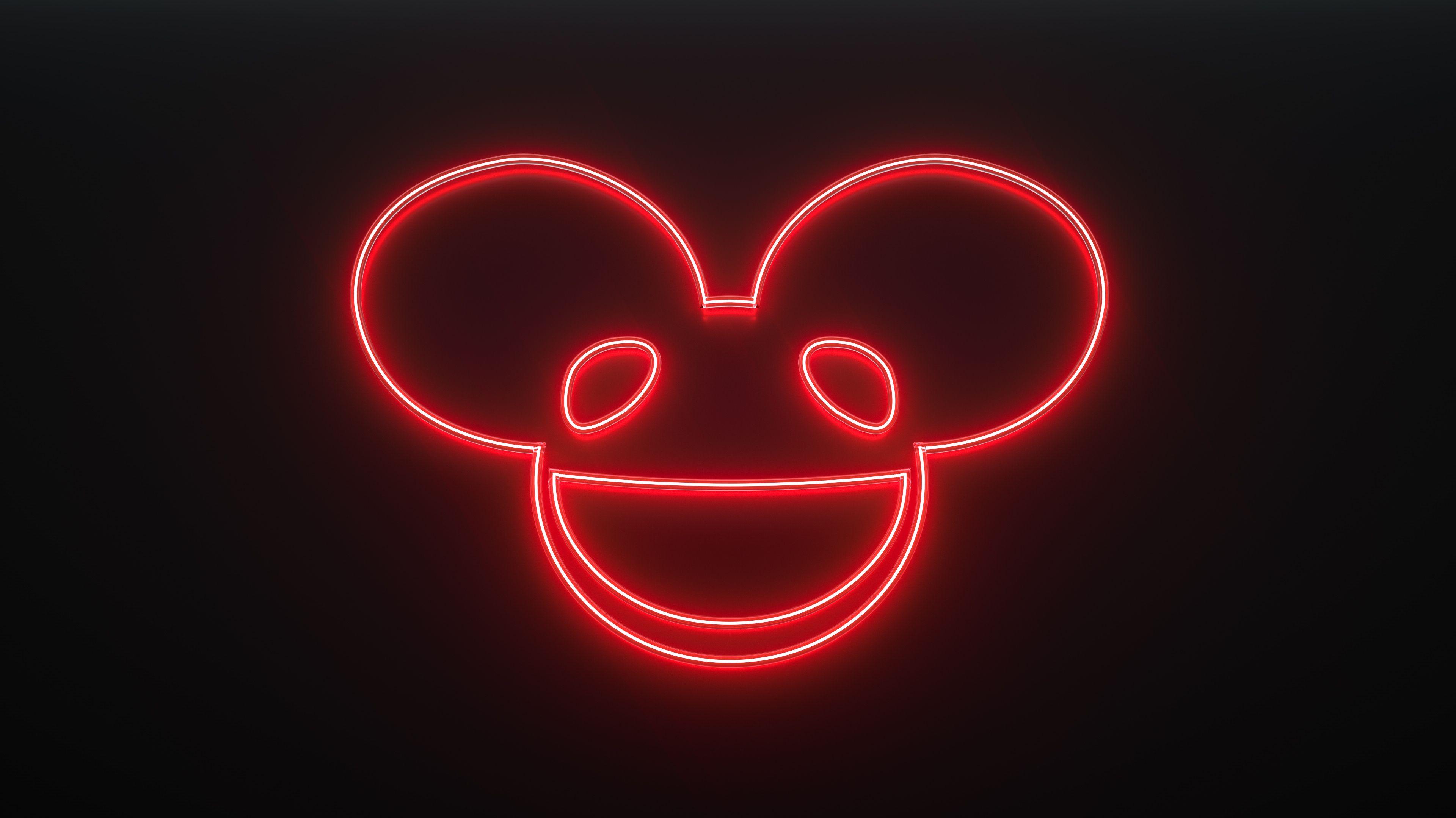 3840x2160 Deadmau5 Neon Logo 4k, HD Music, 4k Wallpaper, Image, Background, Photo and Picture