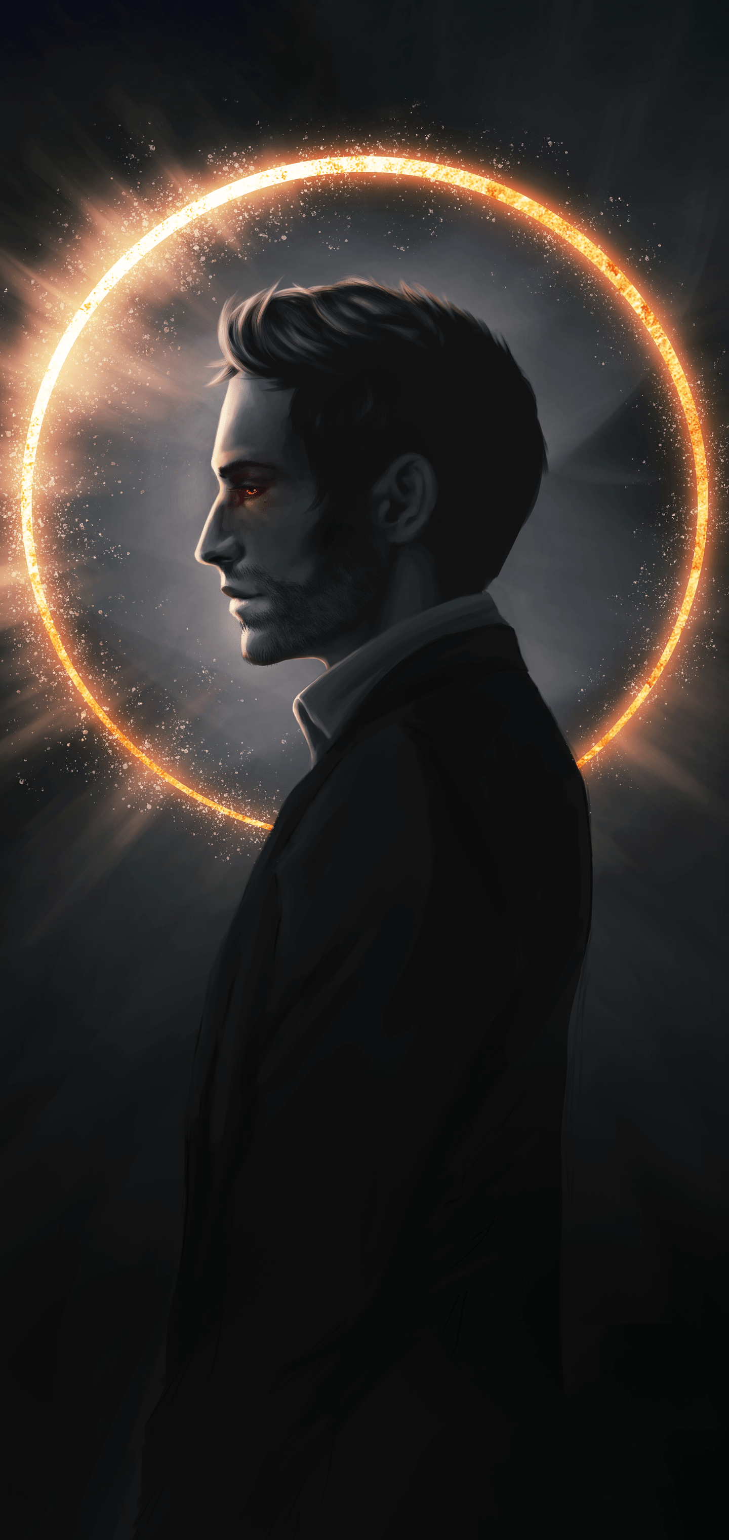 1440x3040 Mobile wallpaper from the art made by Rebecca Frödén